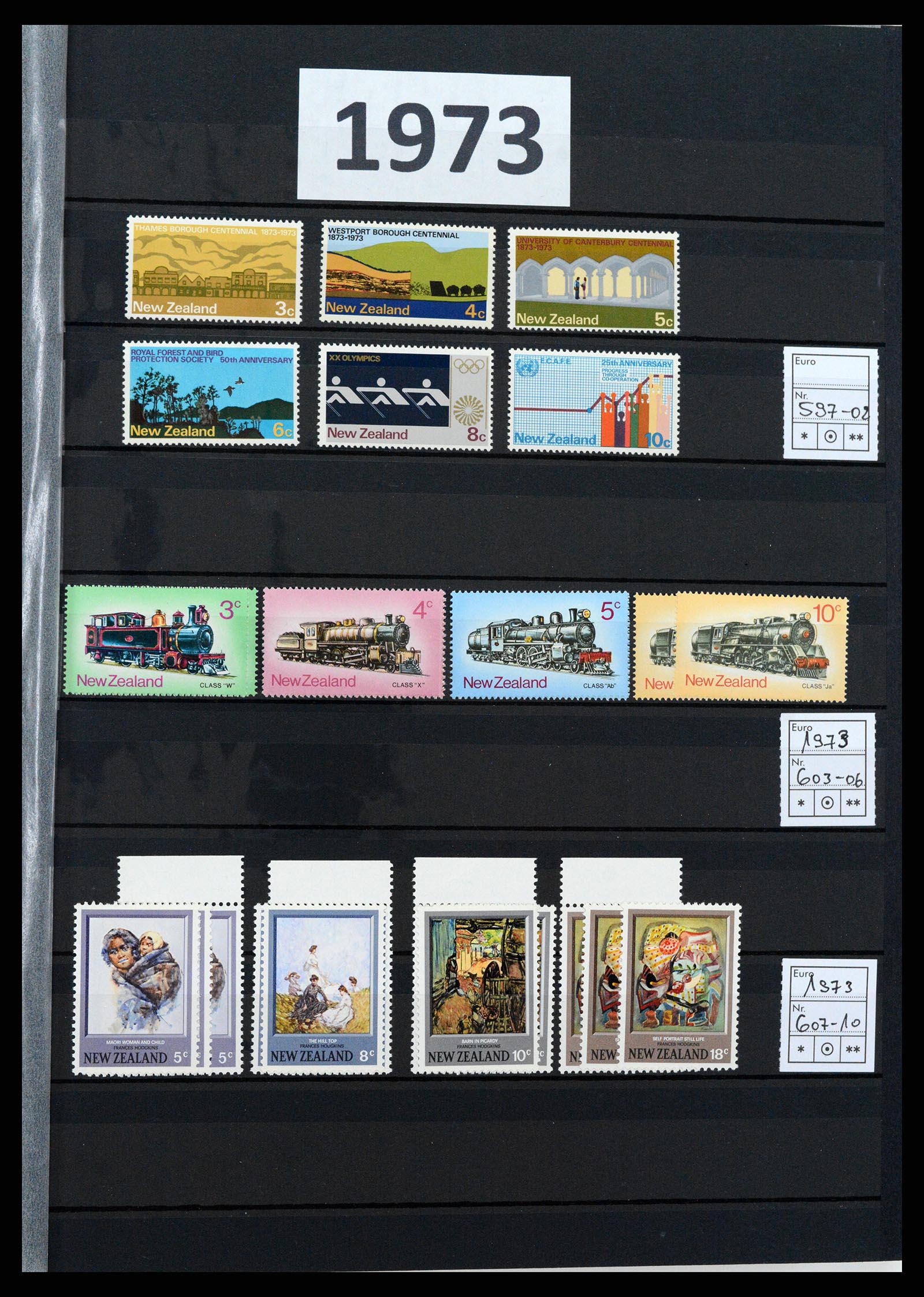 37597 011 - Postzegelverzameling 37597 Nieuw Zeeland 1970-2012.