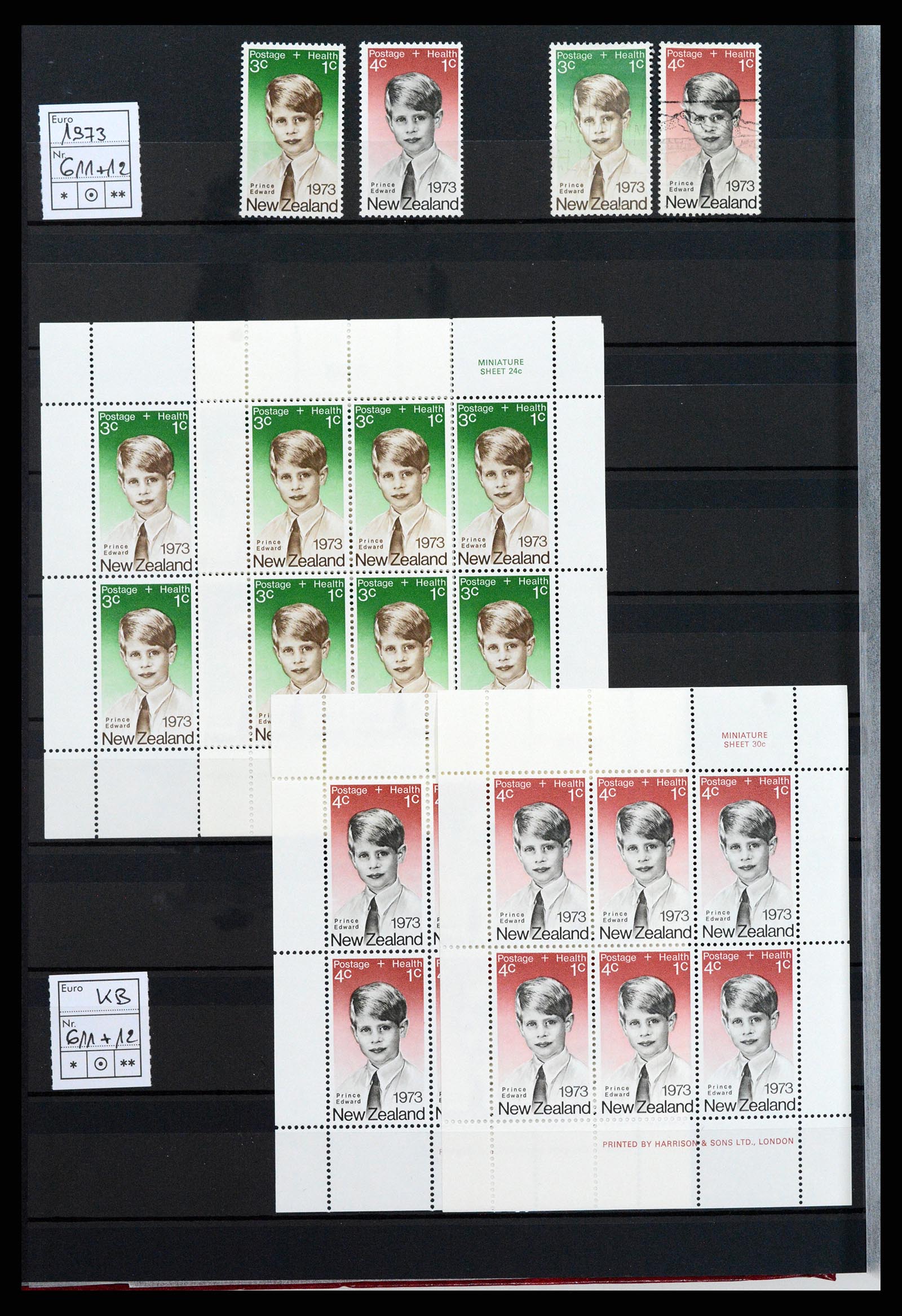 37597 012 - Postzegelverzameling 37597 Nieuw Zeeland 1970-2012.