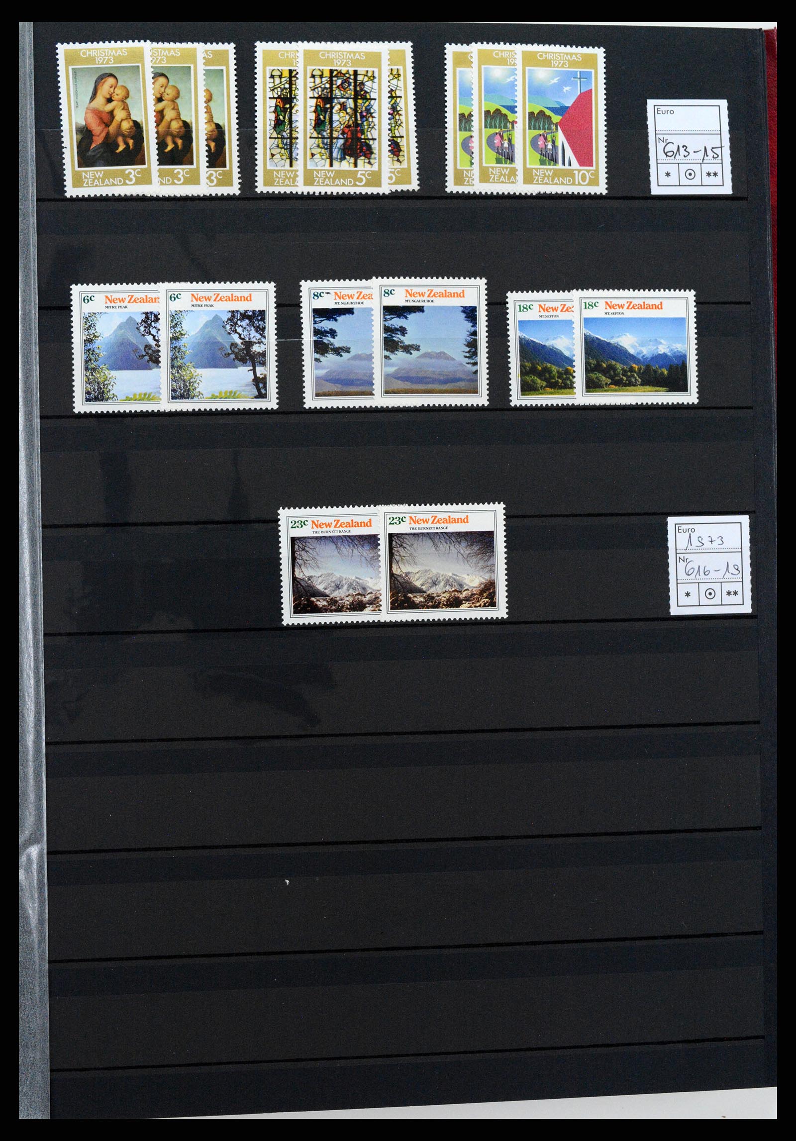 37597 013 - Postzegelverzameling 37597 Nieuw Zeeland 1970-2012.