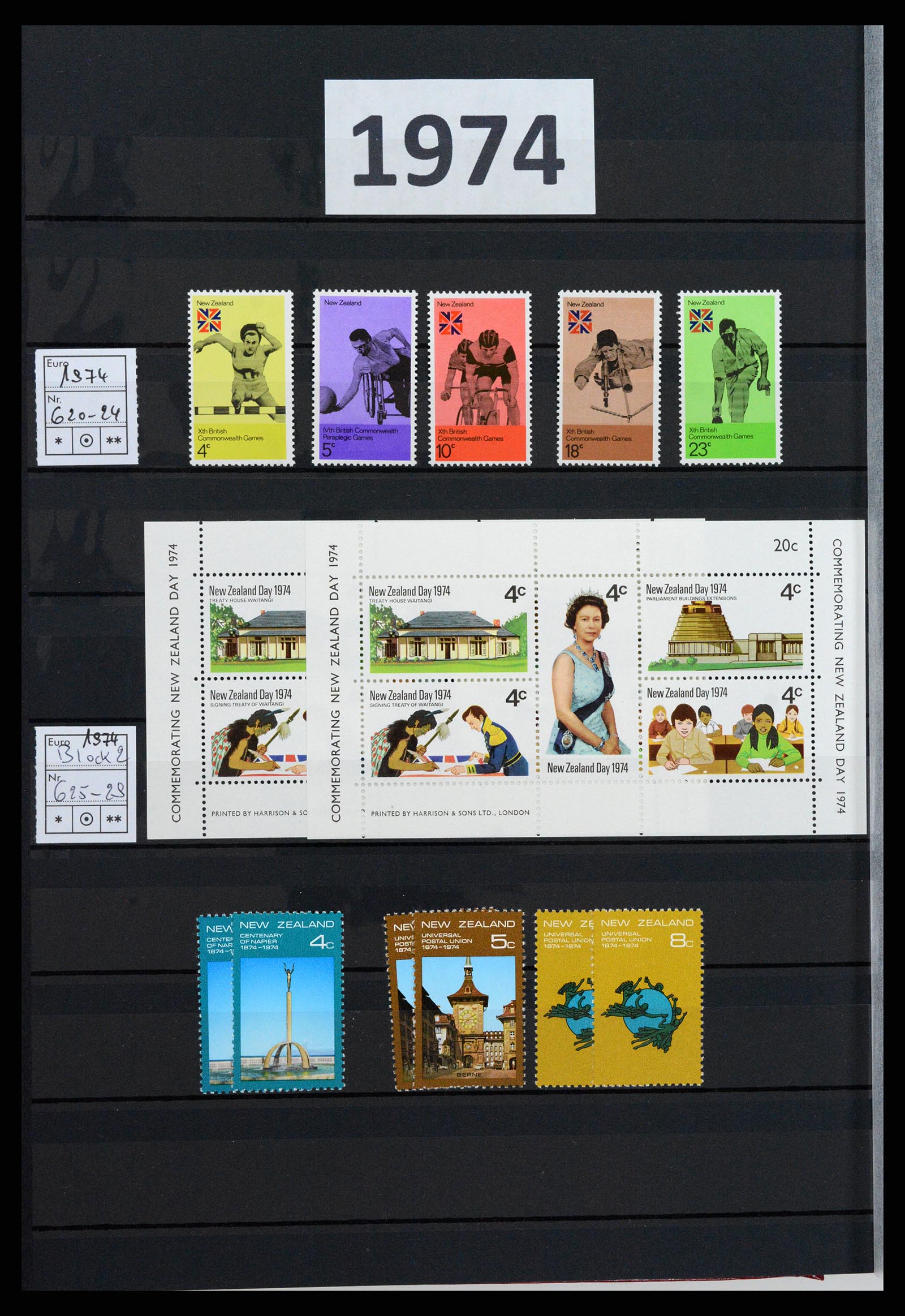 37597 014 - Postzegelverzameling 37597 Nieuw Zeeland 1970-2012.