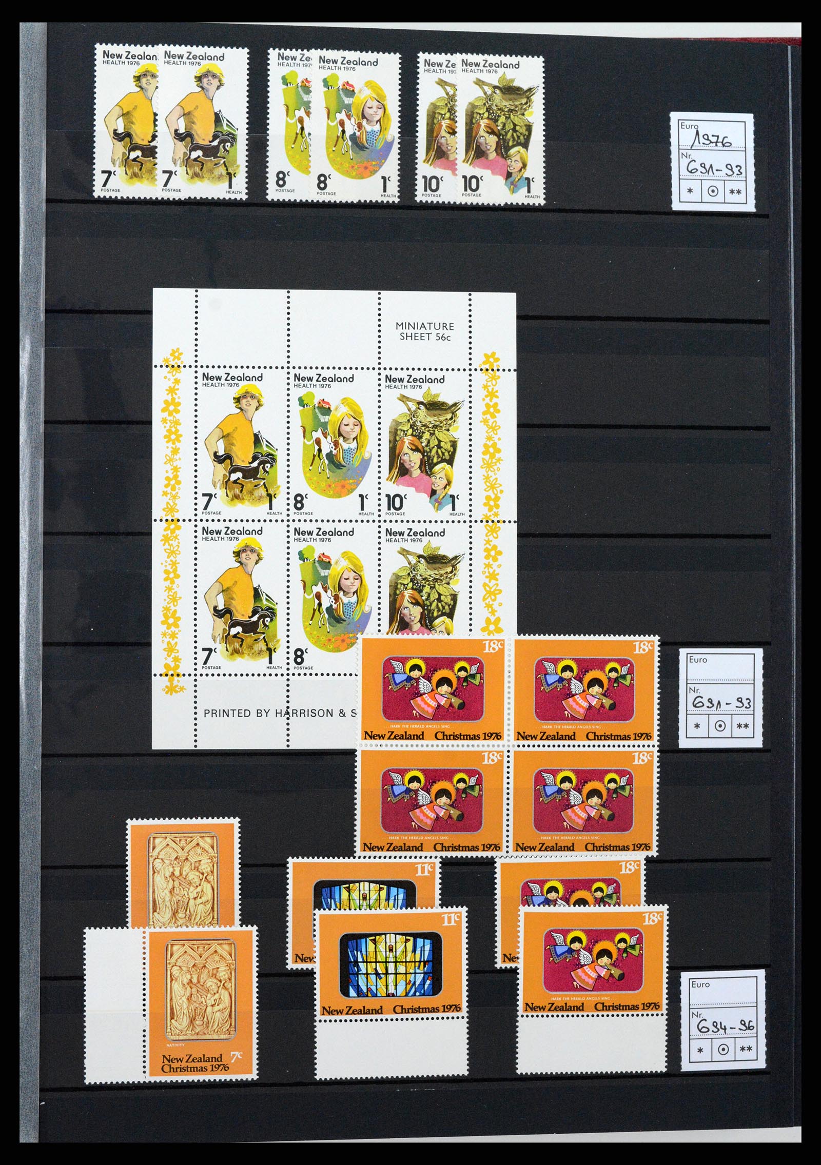 37597 020 - Postzegelverzameling 37597 Nieuw Zeeland 1970-2012.