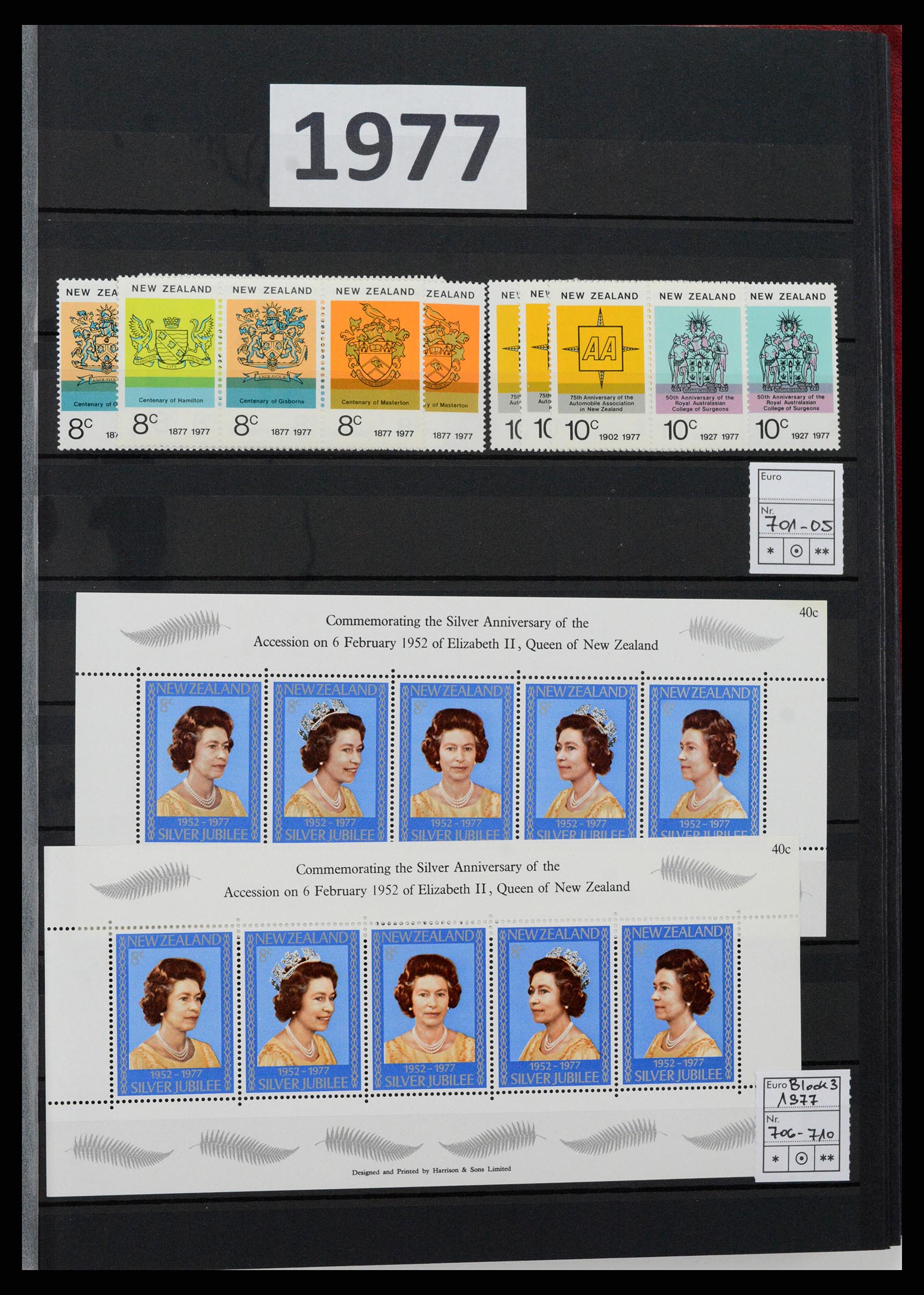 37597 022 - Postzegelverzameling 37597 Nieuw Zeeland 1970-2012.