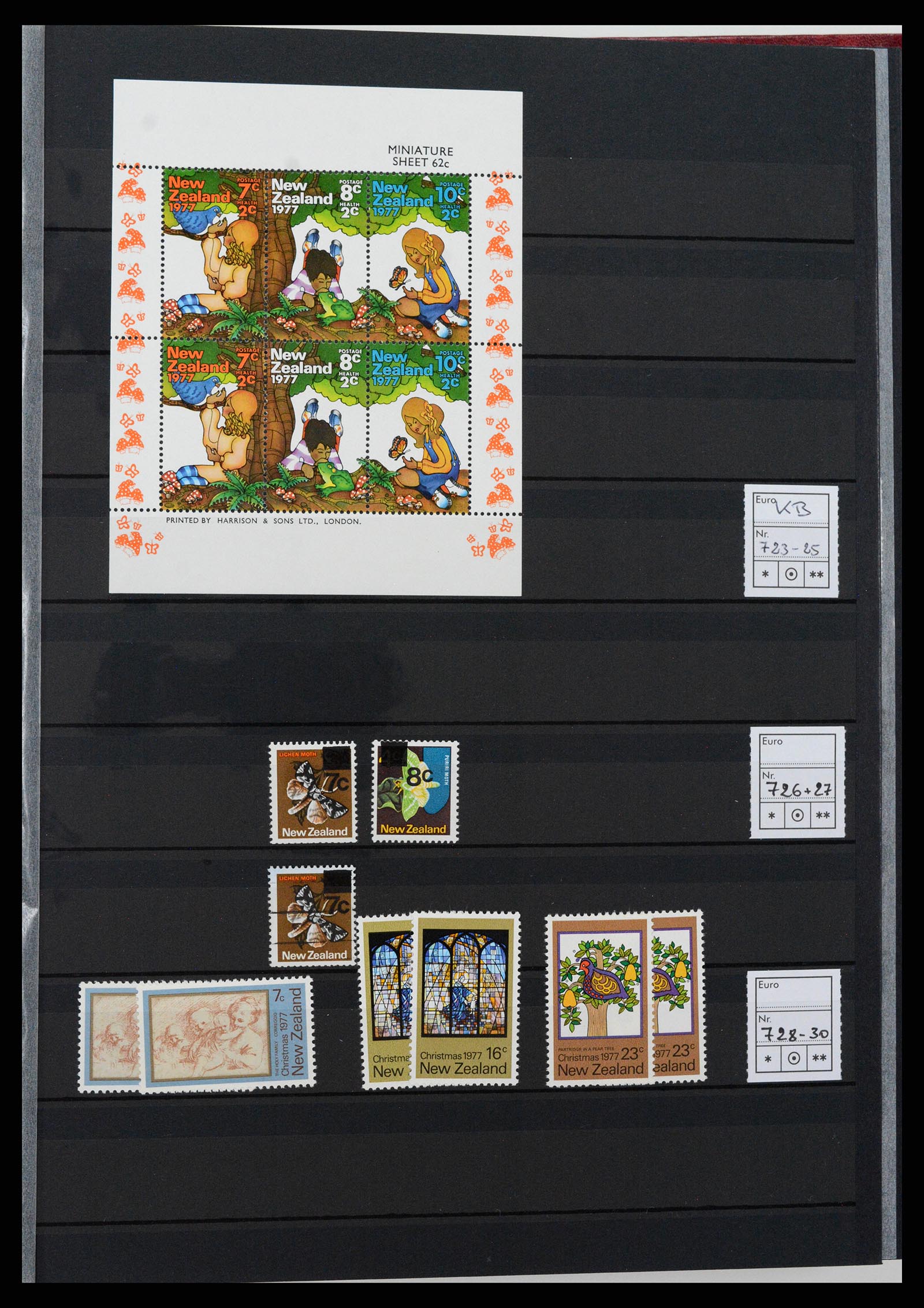 37597 024 - Postzegelverzameling 37597 Nieuw Zeeland 1970-2012.