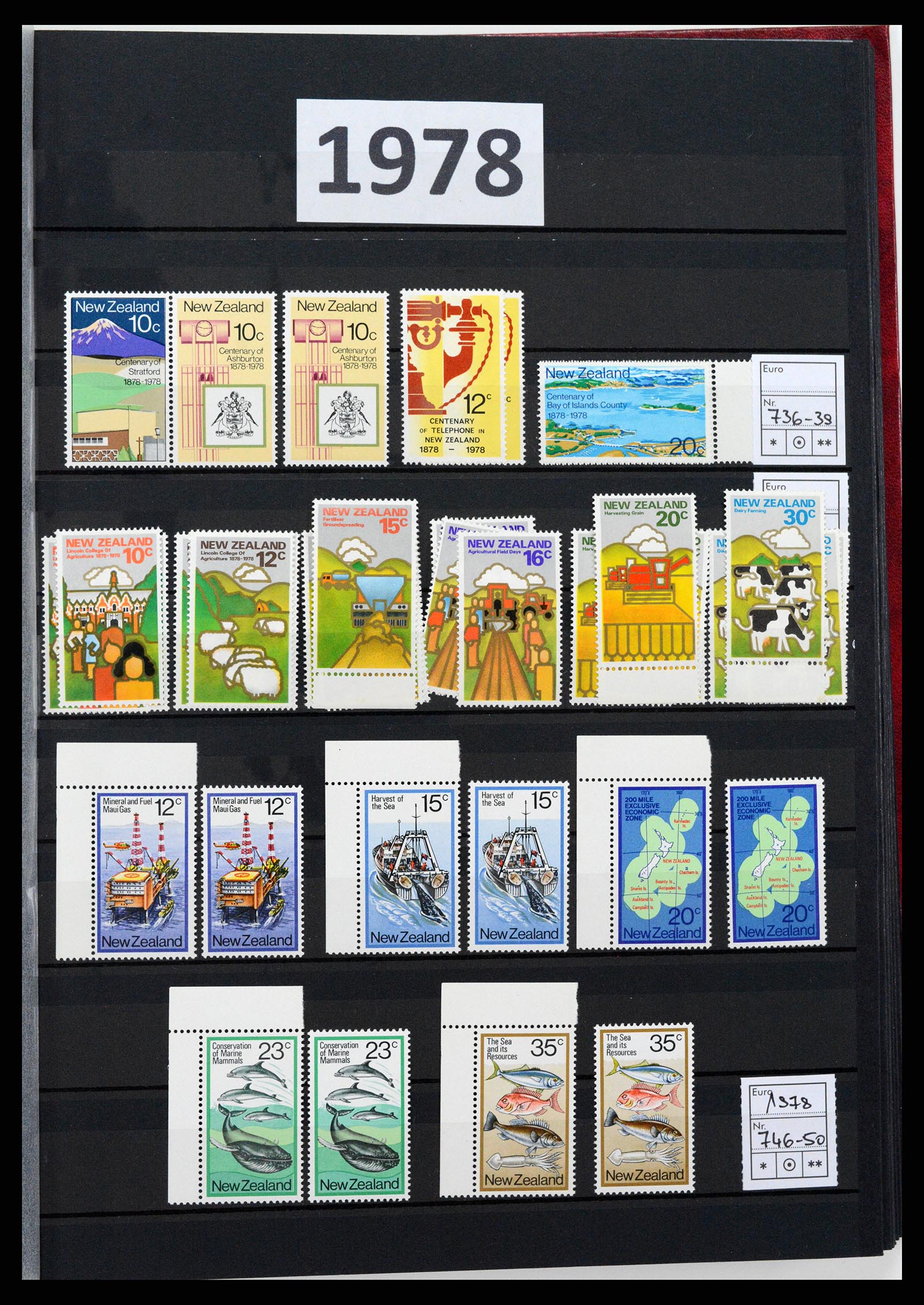 37597 026 - Postzegelverzameling 37597 Nieuw Zeeland 1970-2012.