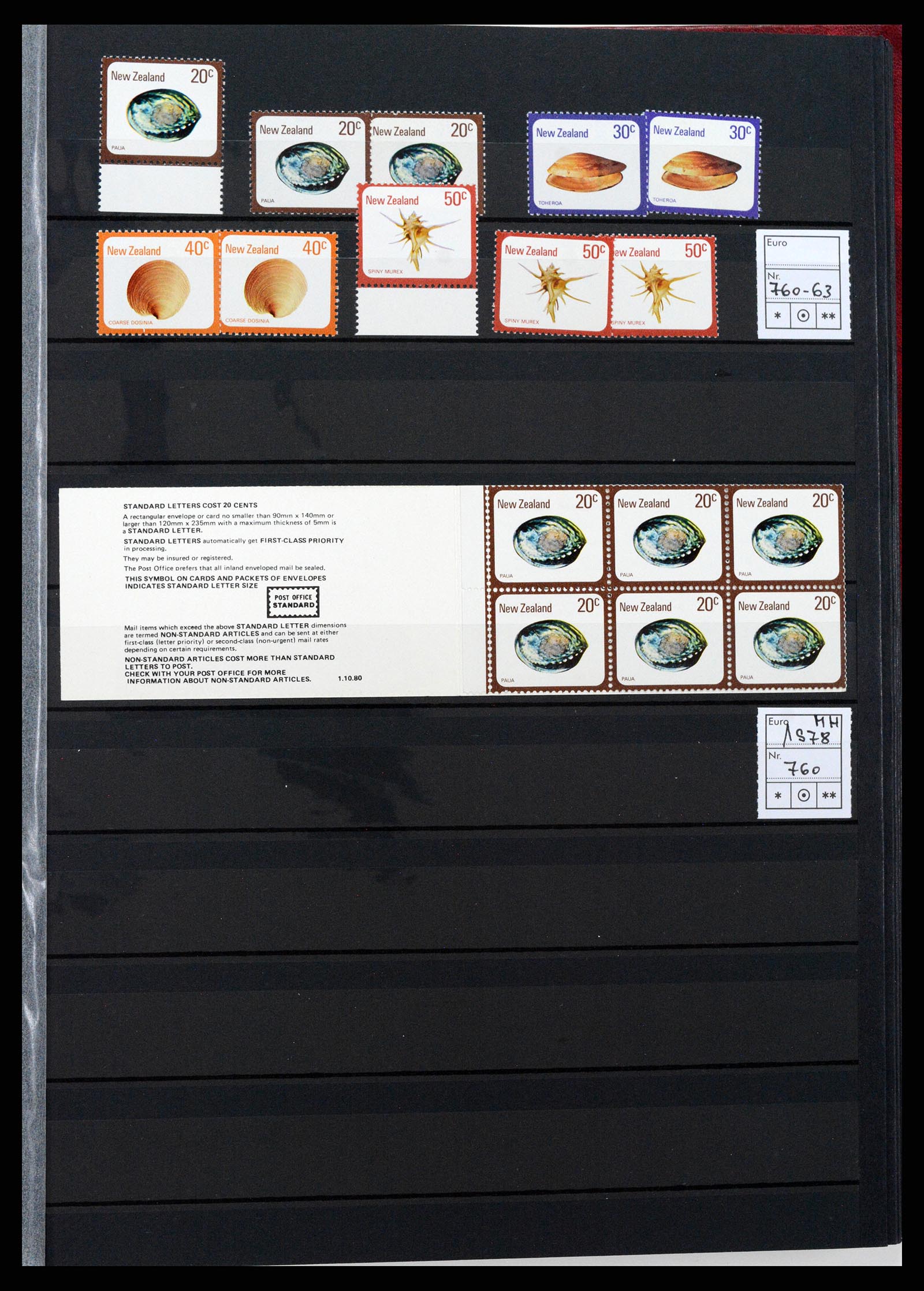 37597 028 - Postzegelverzameling 37597 Nieuw Zeeland 1970-2012.