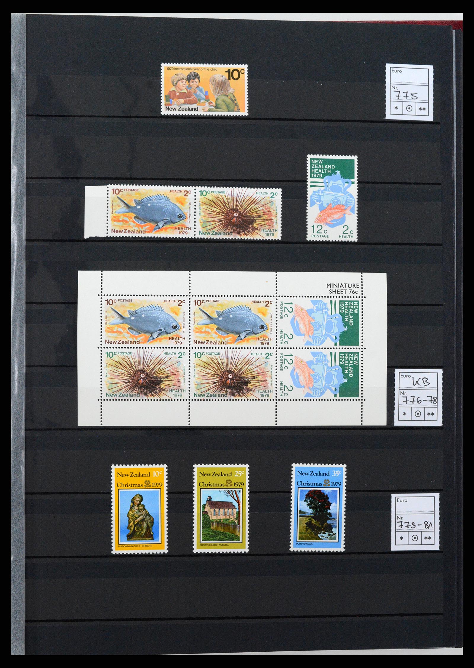37597 030 - Postzegelverzameling 37597 Nieuw Zeeland 1970-2012.