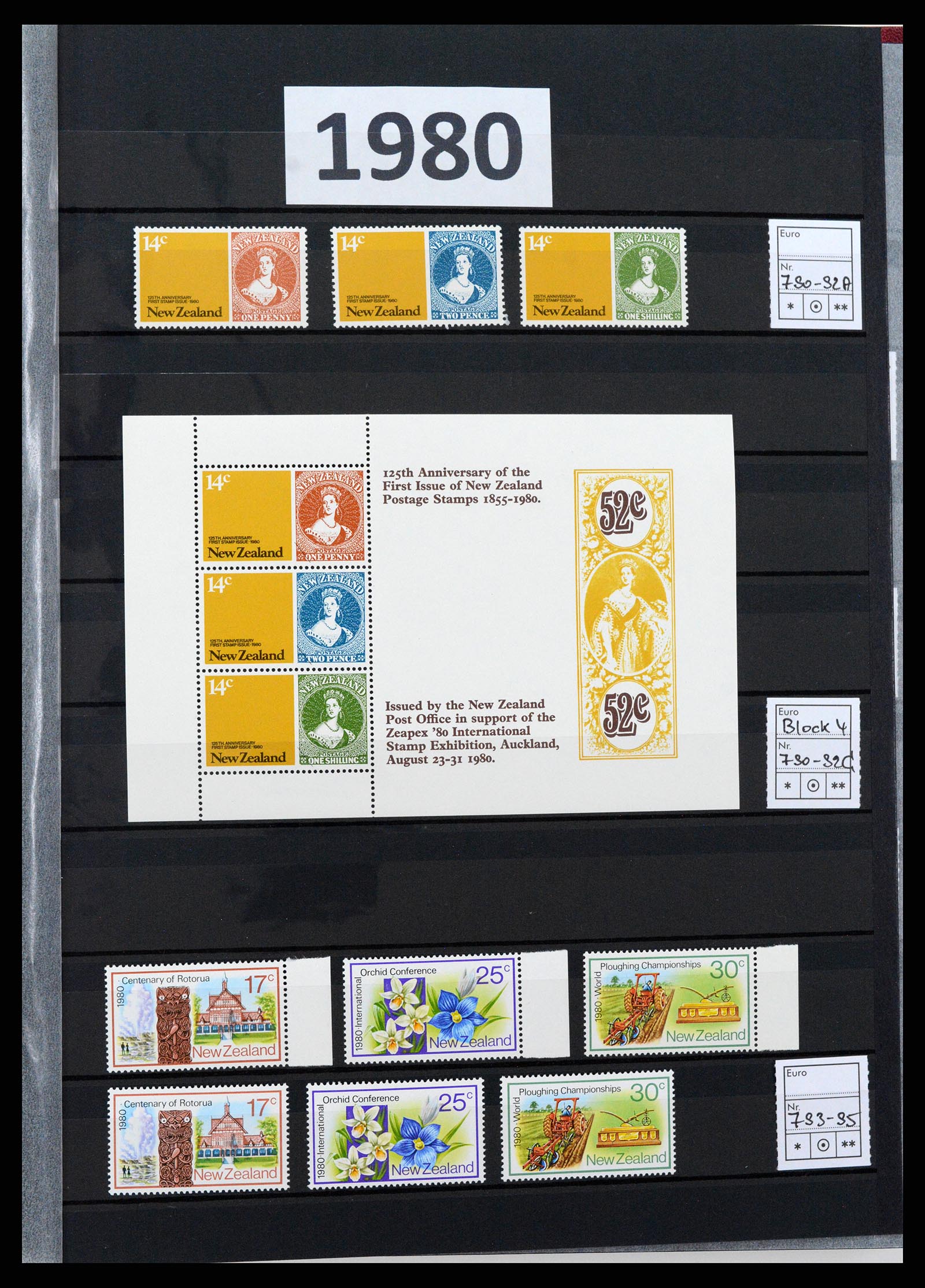 37597 032 - Postzegelverzameling 37597 Nieuw Zeeland 1970-2012.