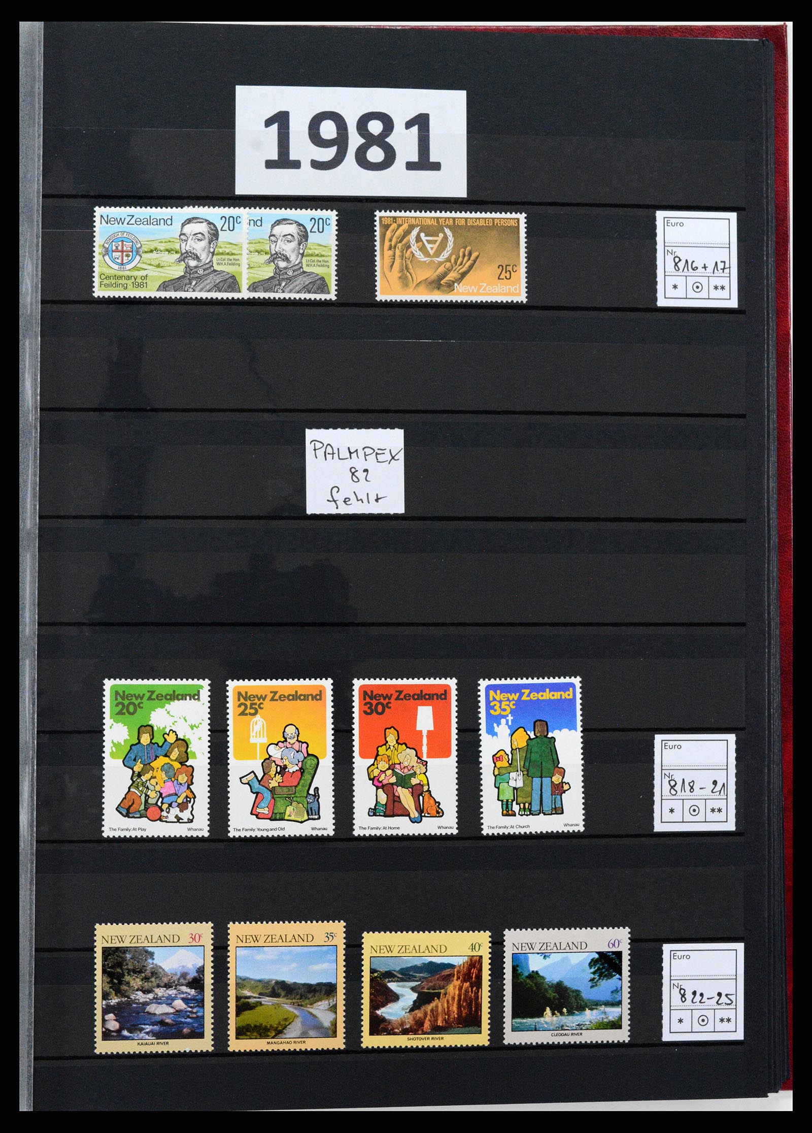 37597 035 - Postzegelverzameling 37597 Nieuw Zeeland 1970-2012.