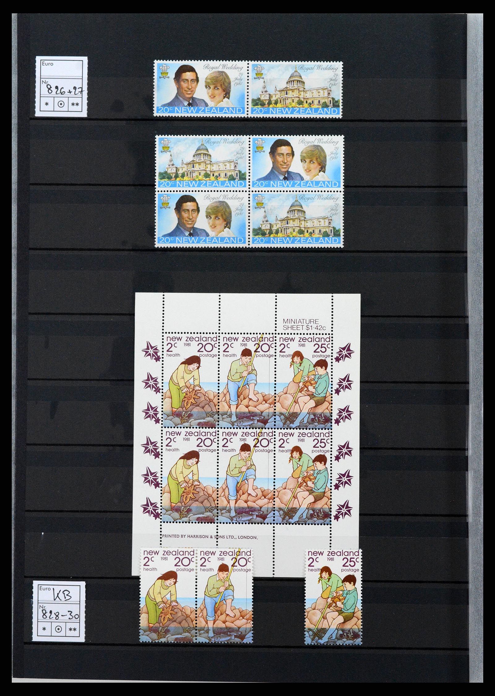 37597 036 - Postzegelverzameling 37597 Nieuw Zeeland 1970-2012.