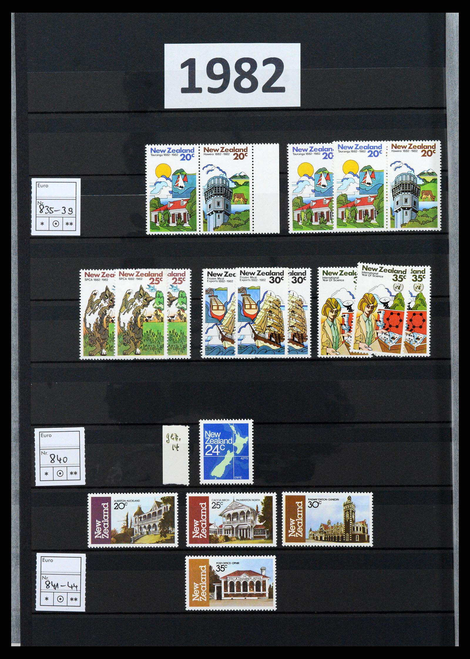 37597 038 - Postzegelverzameling 37597 Nieuw Zeeland 1970-2012.