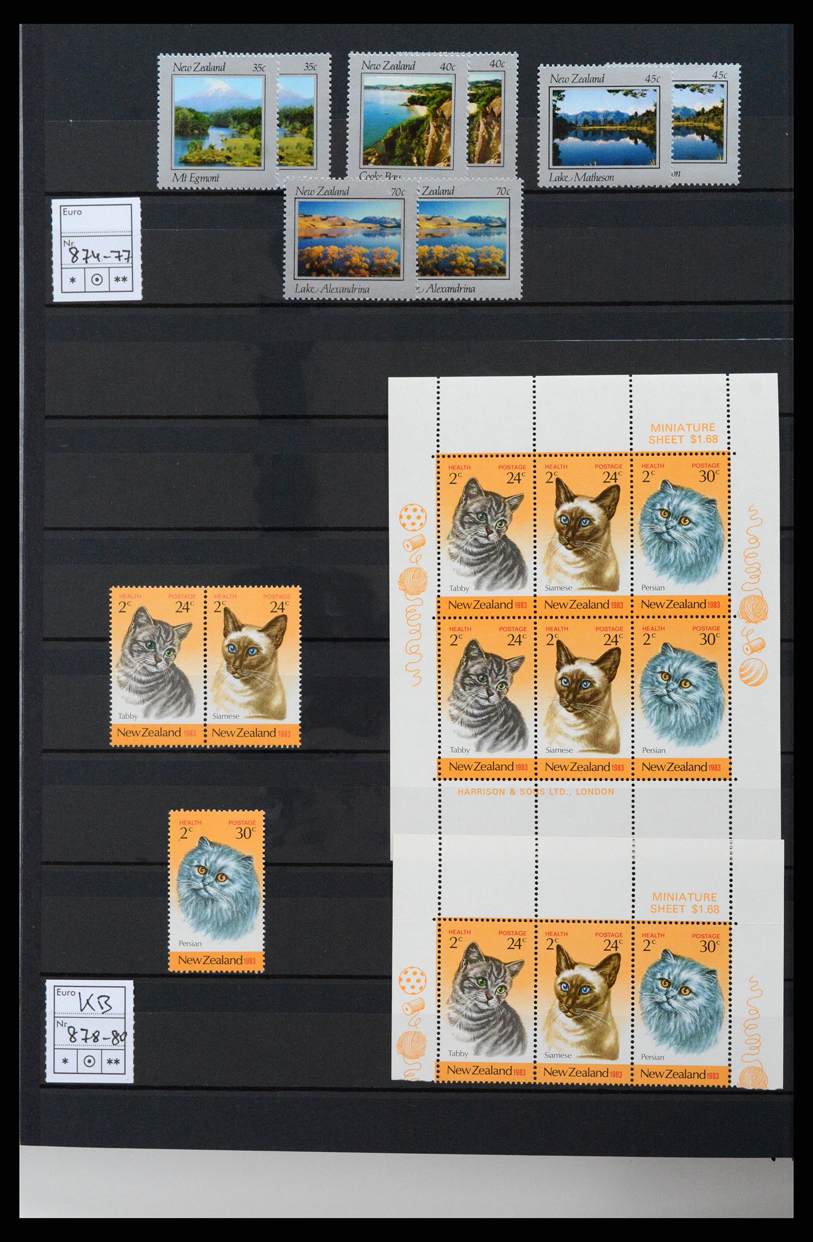 37597 042 - Postzegelverzameling 37597 Nieuw Zeeland 1970-2012.