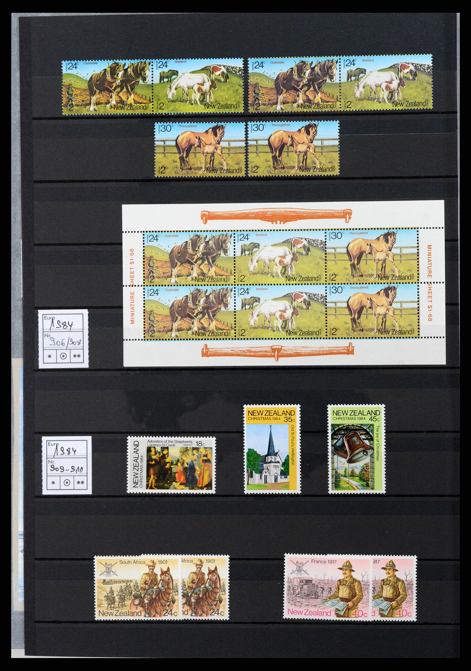 37597 046 - Postzegelverzameling 37597 Nieuw Zeeland 1970-2012.
