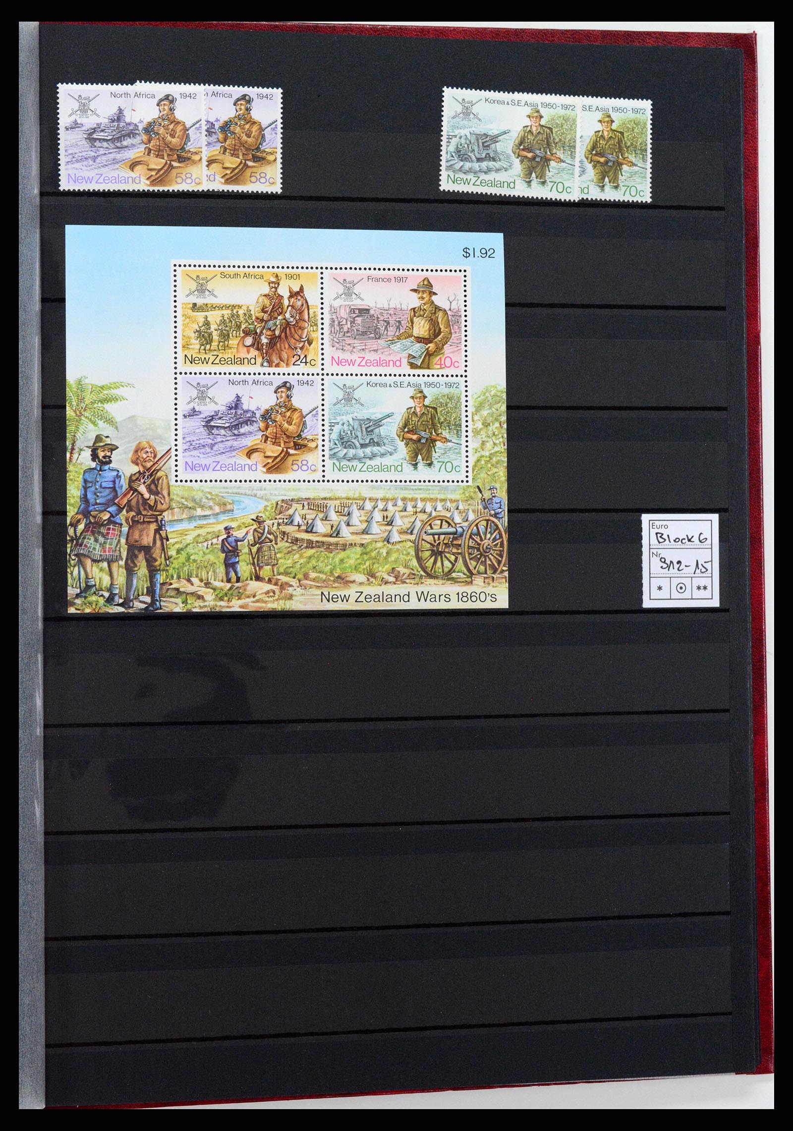 37597 047 - Postzegelverzameling 37597 Nieuw Zeeland 1970-2012.