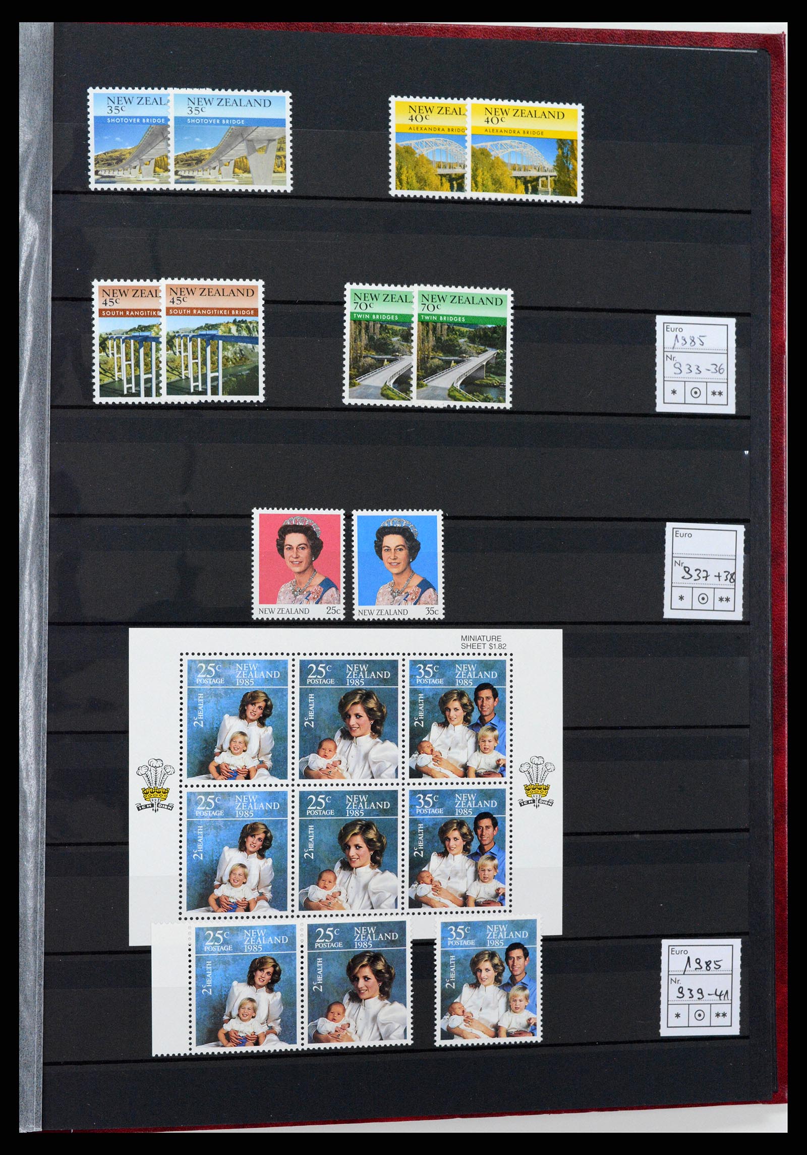 37597 050 - Postzegelverzameling 37597 Nieuw Zeeland 1970-2012.