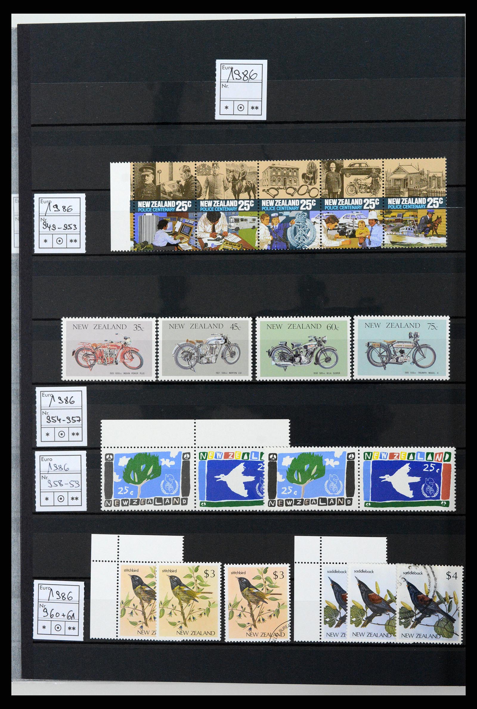37597 053 - Postzegelverzameling 37597 Nieuw Zeeland 1970-2012.