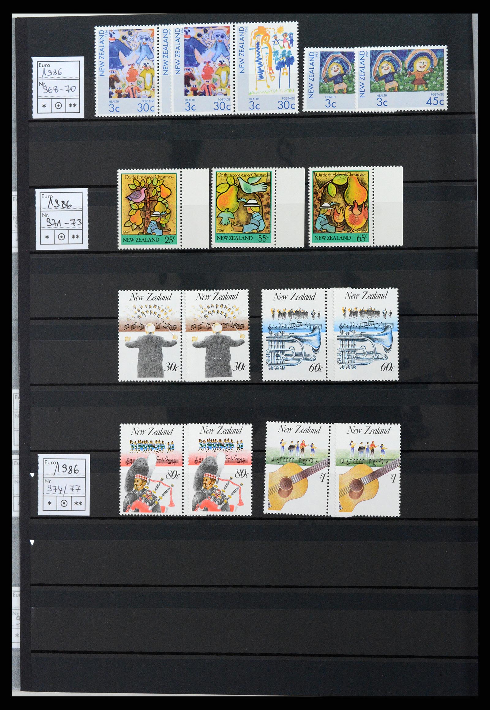 37597 055 - Postzegelverzameling 37597 Nieuw Zeeland 1970-2012.