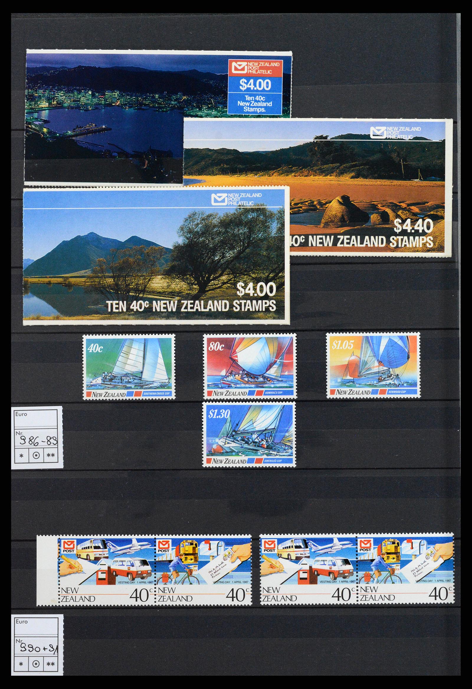 37597 058 - Postzegelverzameling 37597 Nieuw Zeeland 1970-2012.