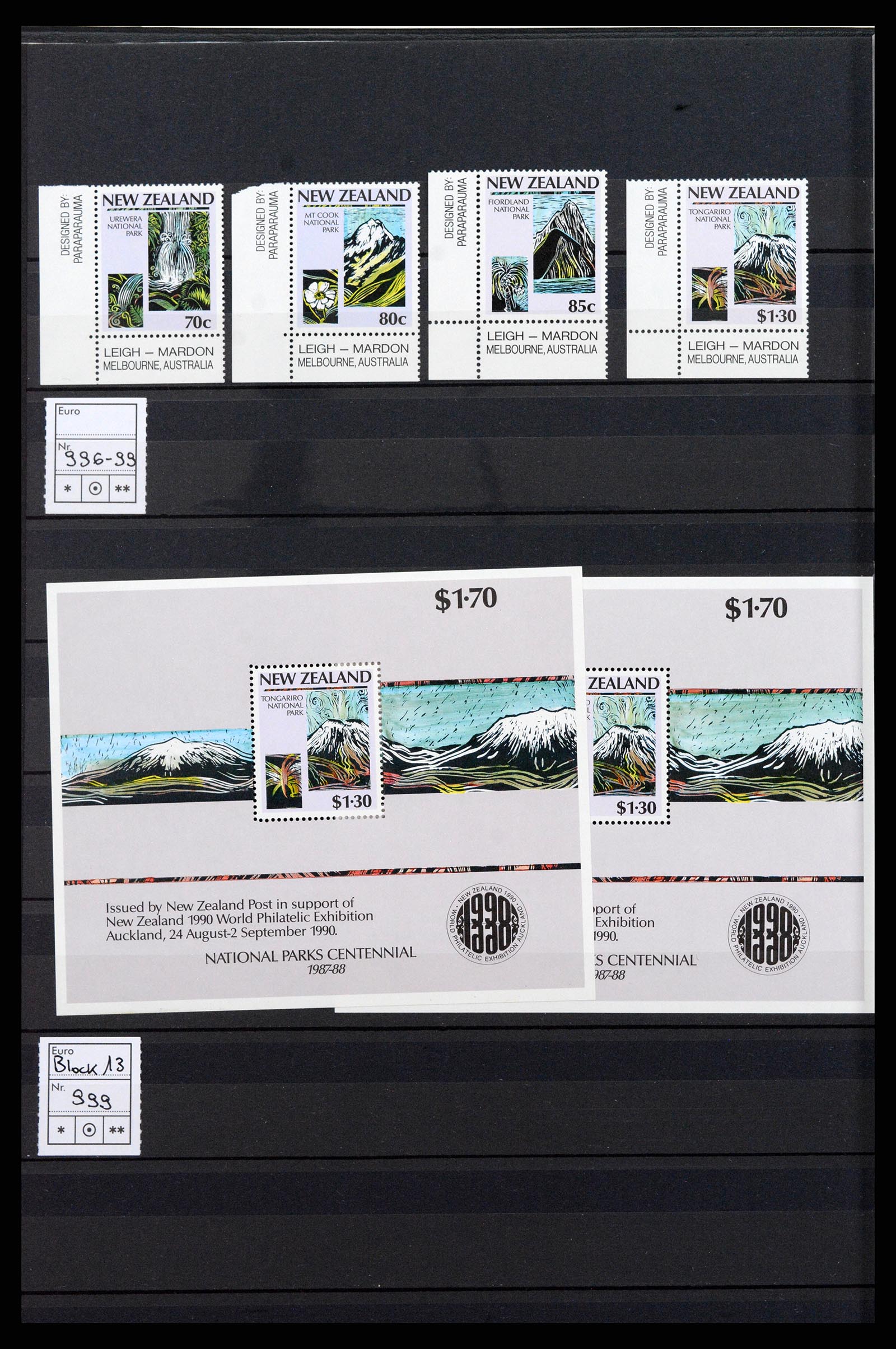 37597 060 - Postzegelverzameling 37597 Nieuw Zeeland 1970-2012.