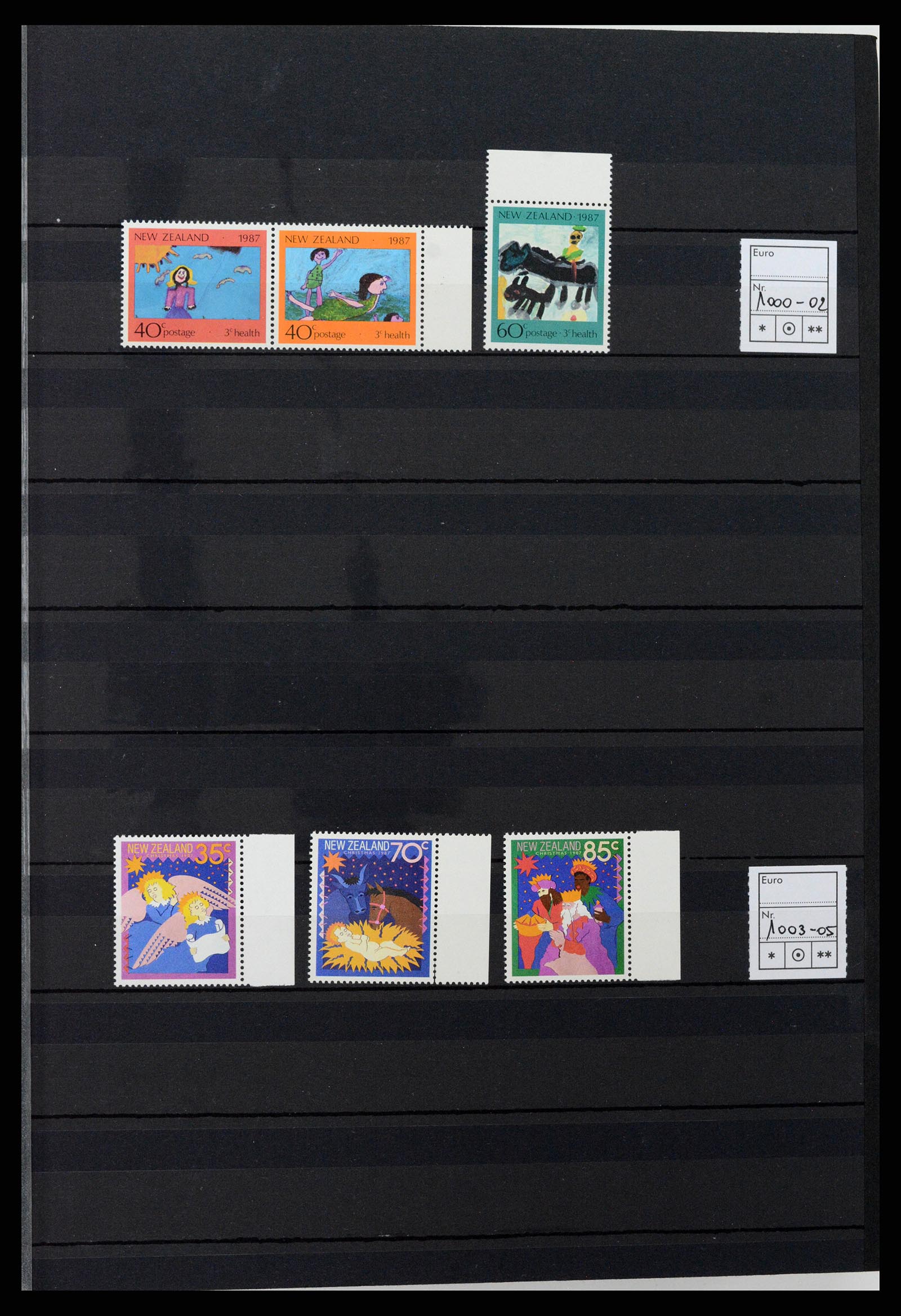 37597 061 - Postzegelverzameling 37597 Nieuw Zeeland 1970-2012.