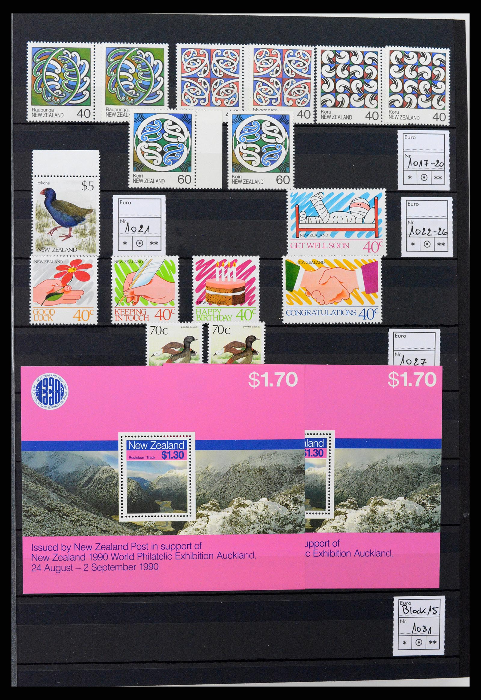 37597 062 - Postzegelverzameling 37597 Nieuw Zeeland 1970-2012.