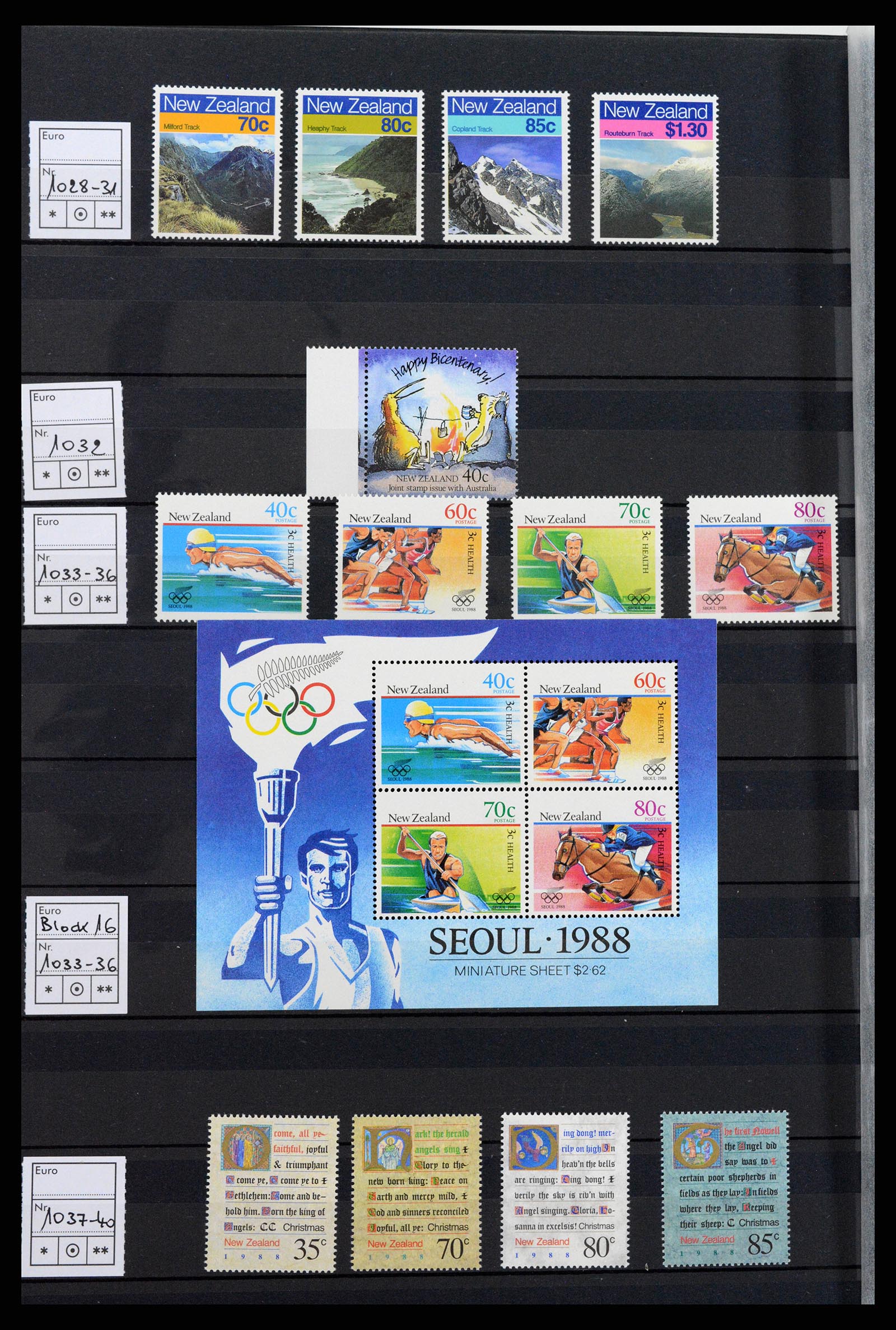 37597 064 - Postzegelverzameling 37597 Nieuw Zeeland 1970-2012.
