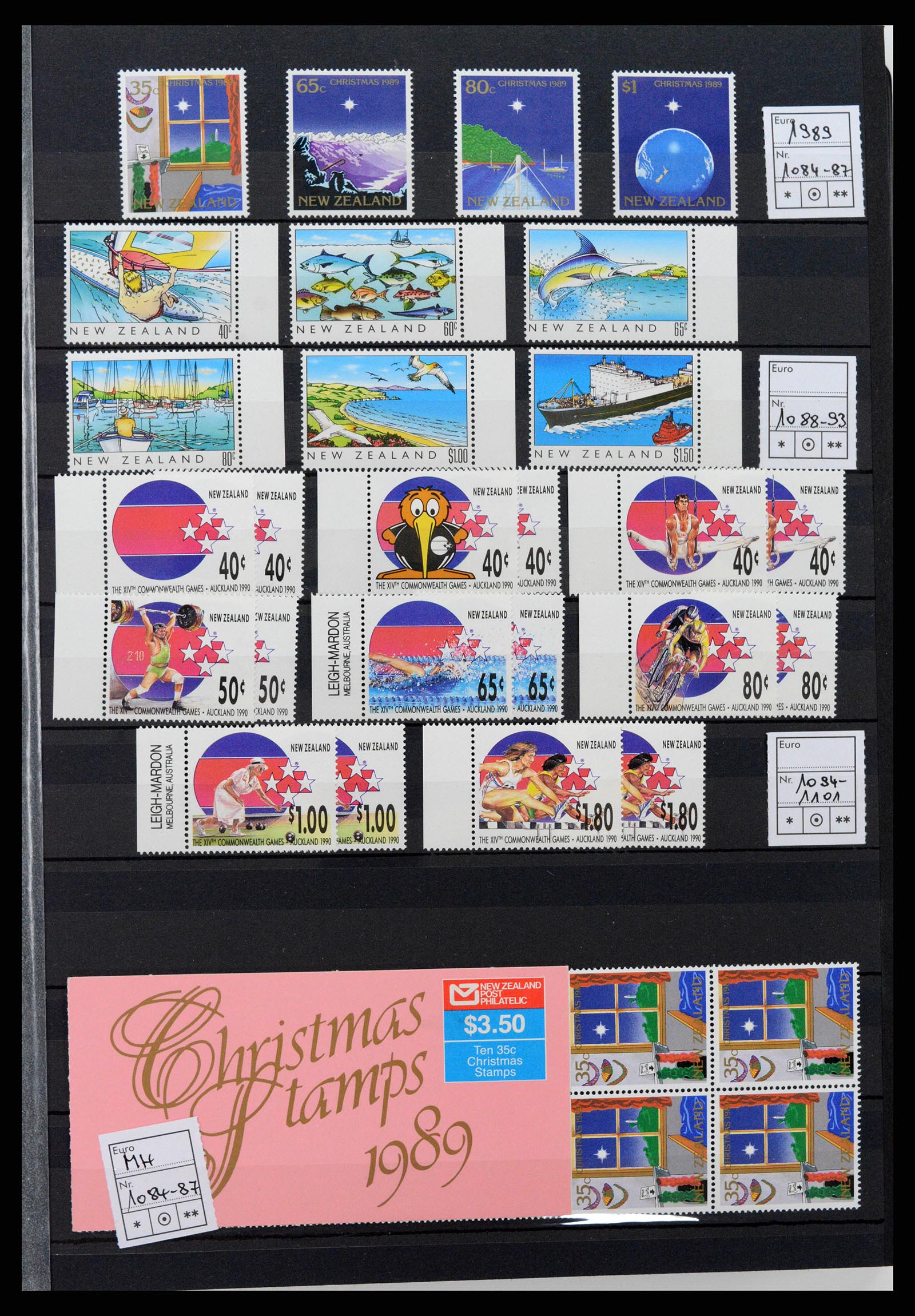 37597 069 - Postzegelverzameling 37597 Nieuw Zeeland 1970-2012.