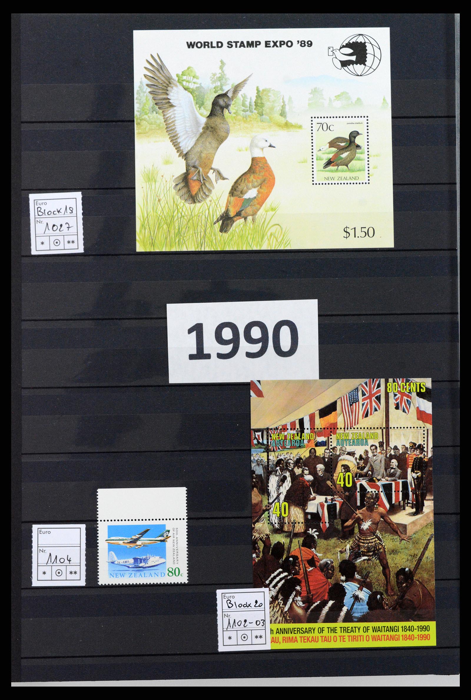 37597 070 - Postzegelverzameling 37597 Nieuw Zeeland 1970-2012.