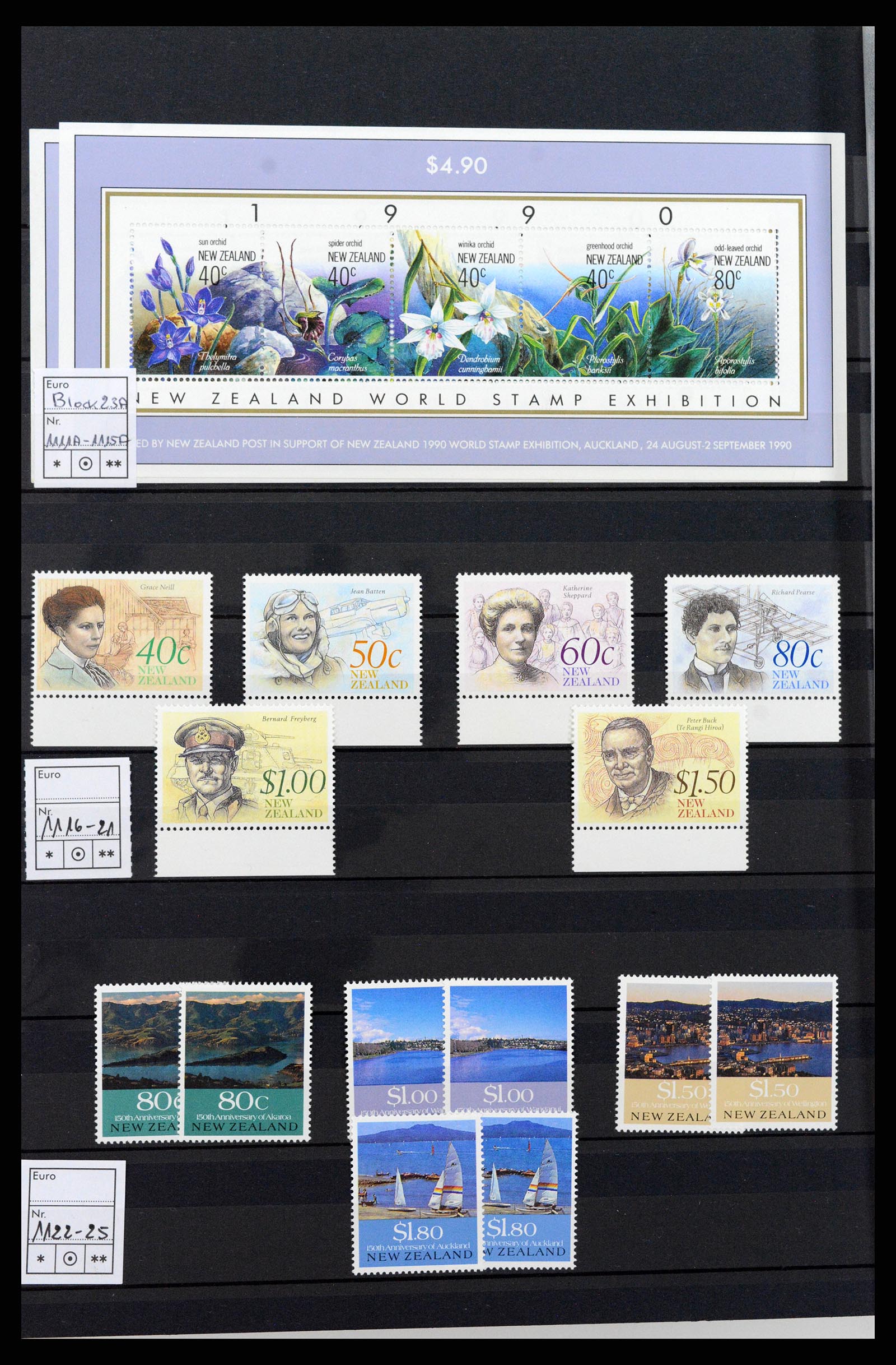 37597 072 - Postzegelverzameling 37597 Nieuw Zeeland 1970-2012.
