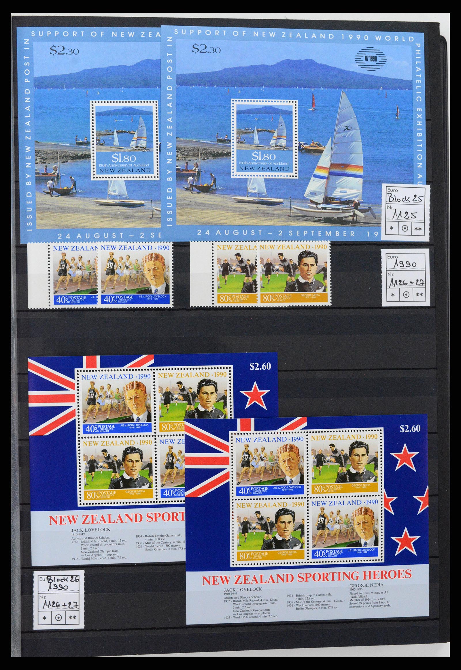 37597 073 - Postzegelverzameling 37597 Nieuw Zeeland 1970-2012.