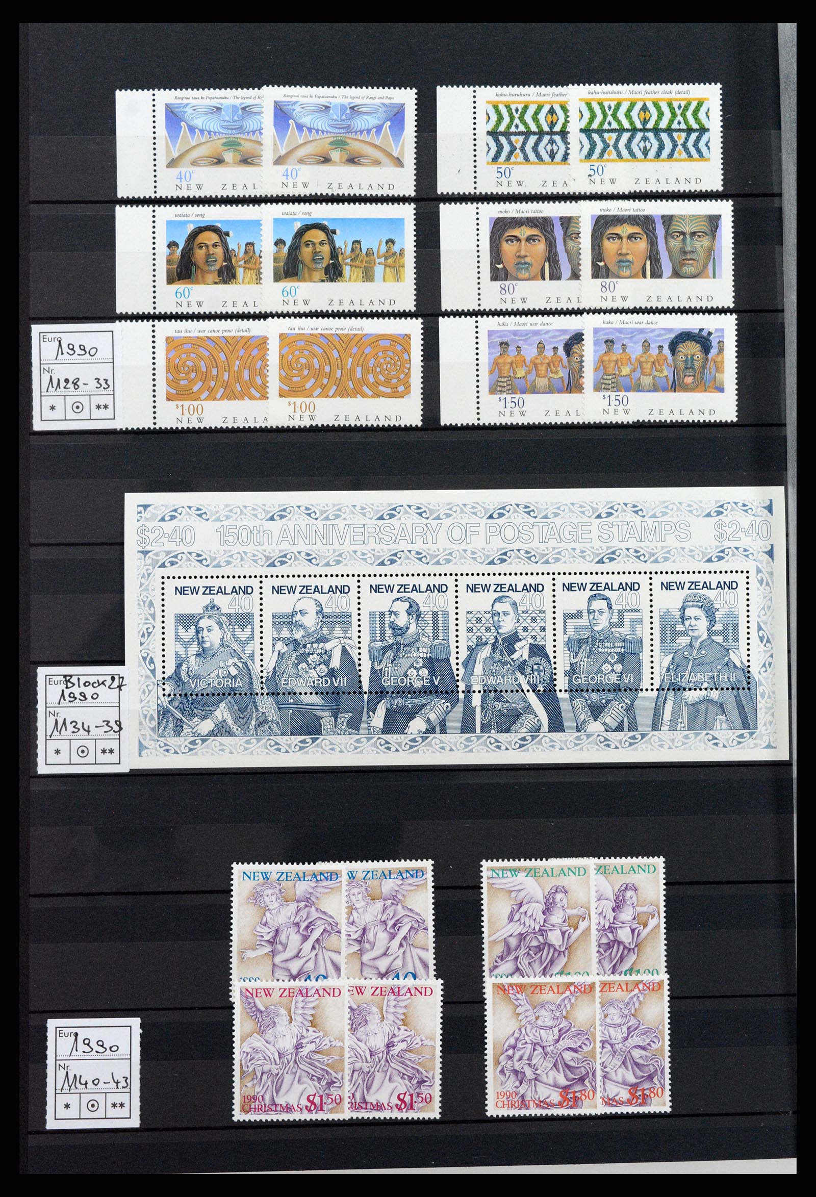 37597 074 - Postzegelverzameling 37597 Nieuw Zeeland 1970-2012.