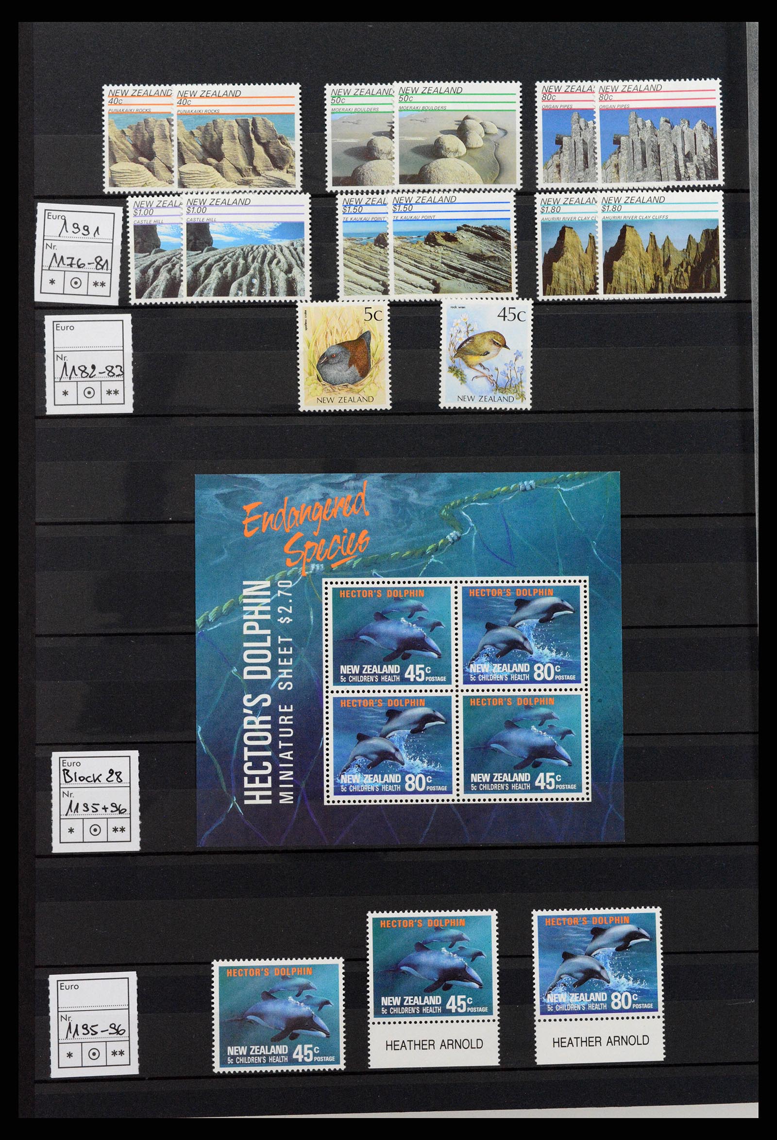 37597 078 - Postzegelverzameling 37597 Nieuw Zeeland 1970-2012.