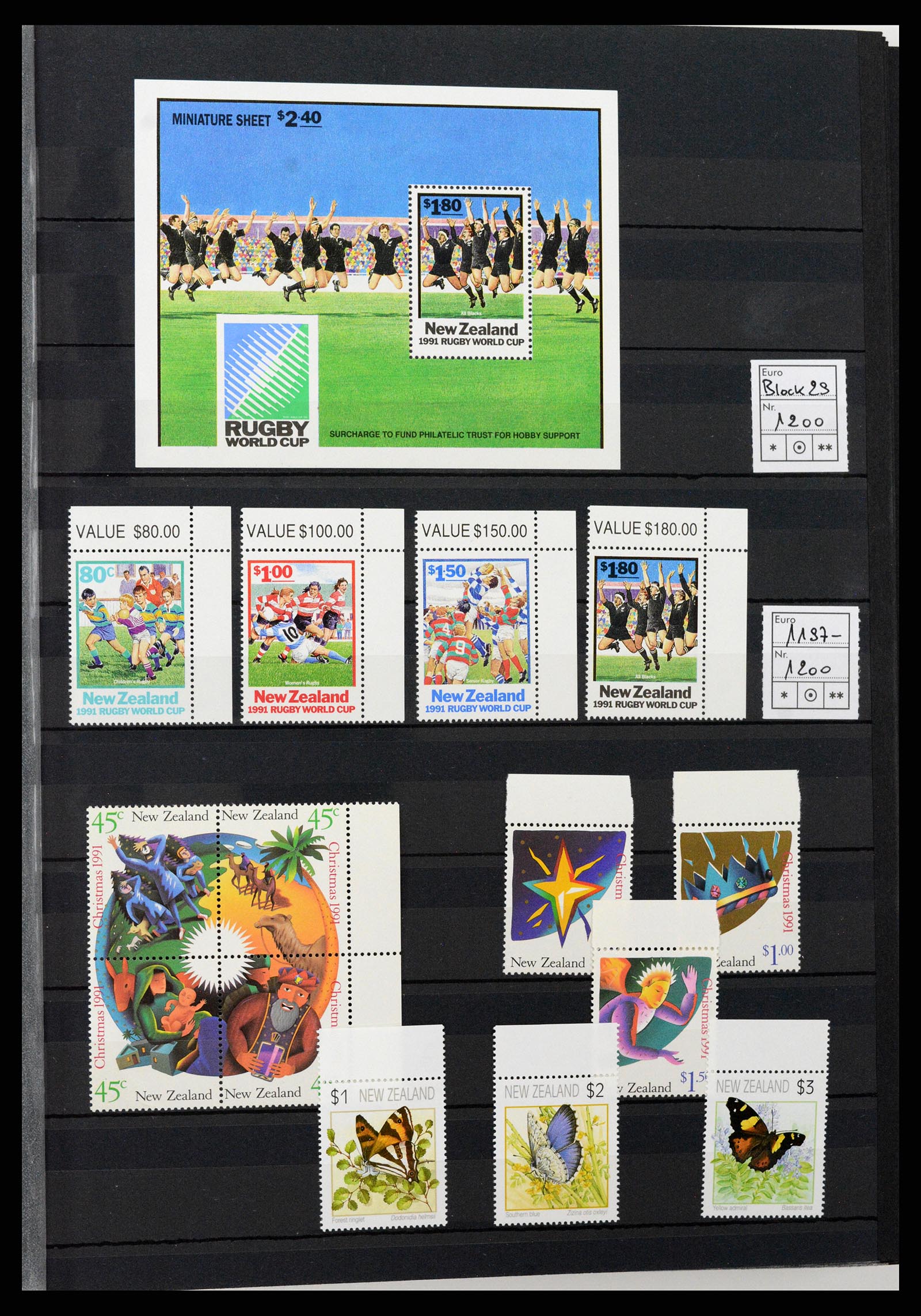 37597 079 - Postzegelverzameling 37597 Nieuw Zeeland 1970-2012.