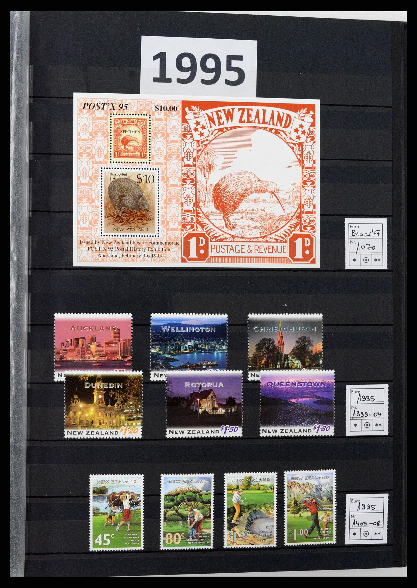 37597 095 - Stamp collection 37597 New Zealand 1970-2012.