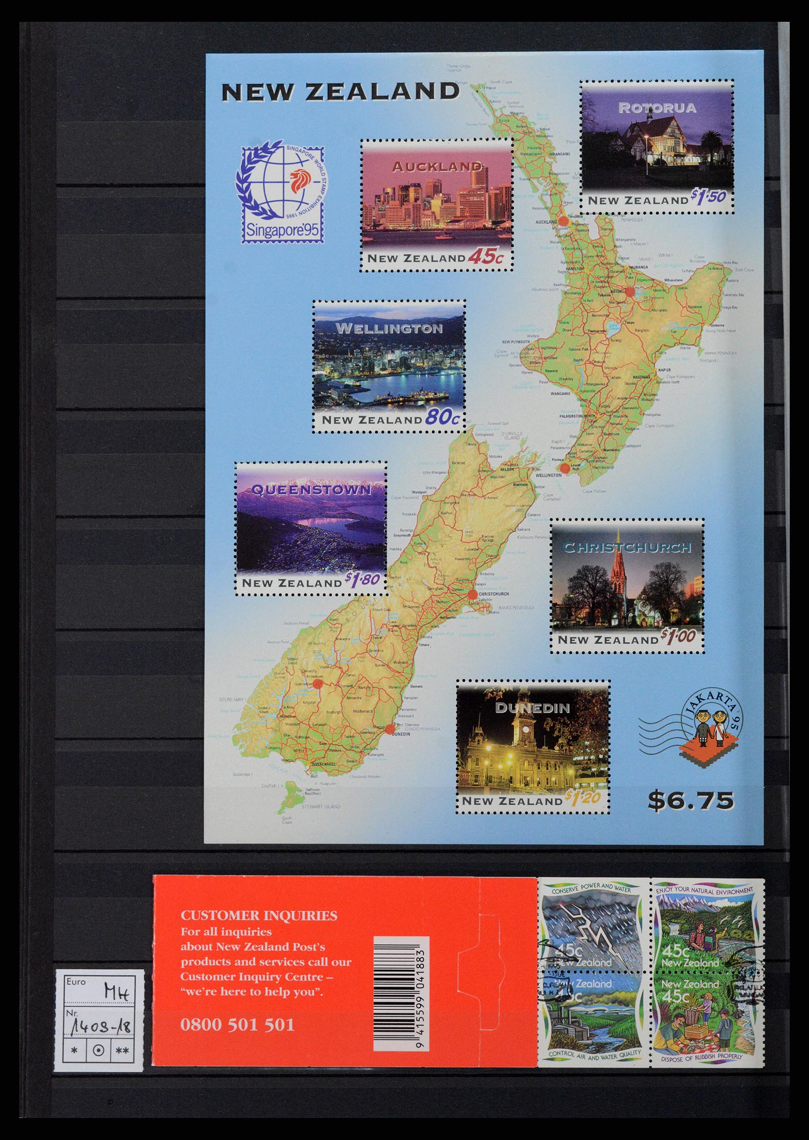 37597 096 - Stamp collection 37597 New Zealand 1970-2012.