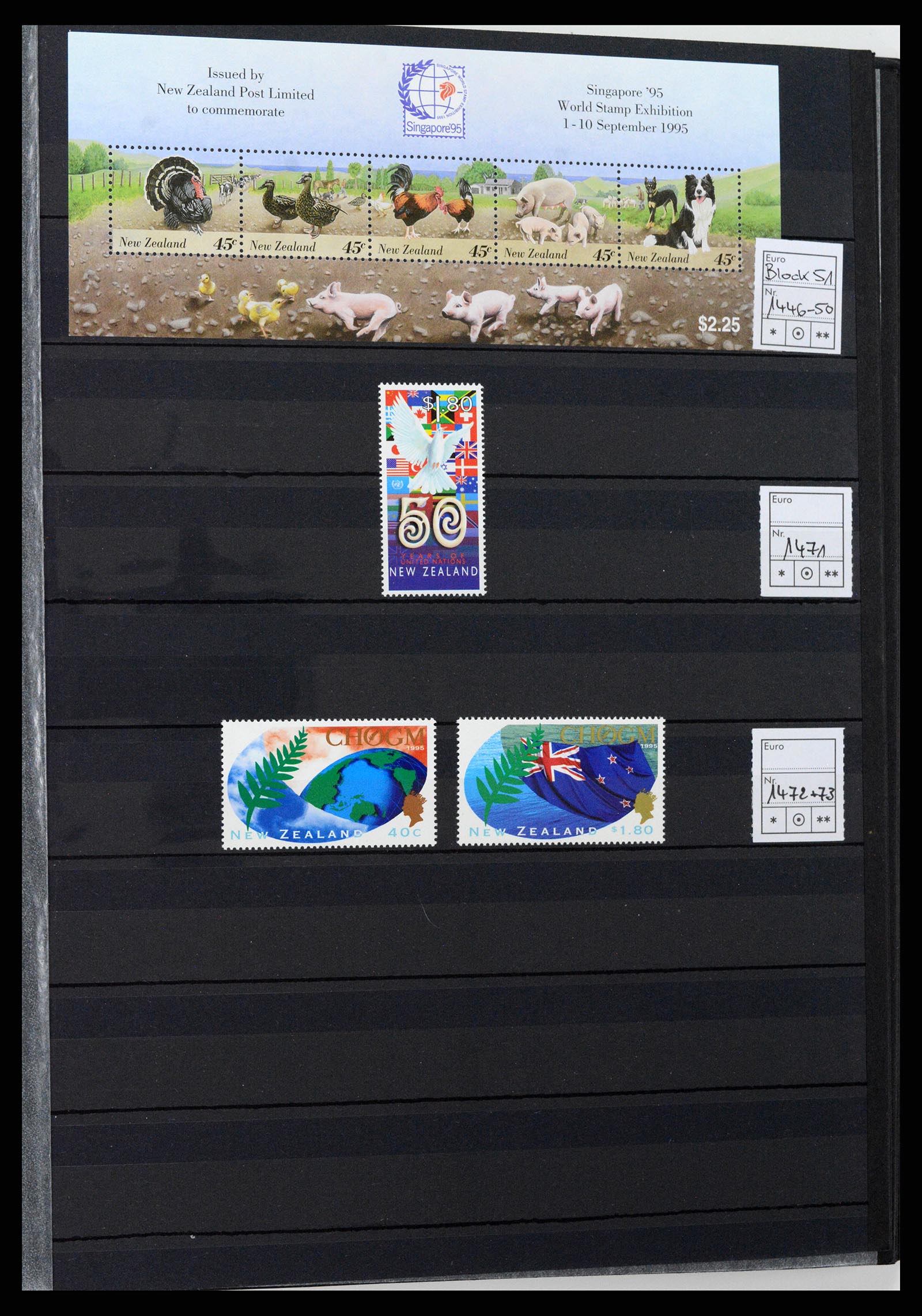 37597 099 - Stamp collection 37597 New Zealand 1970-2012.