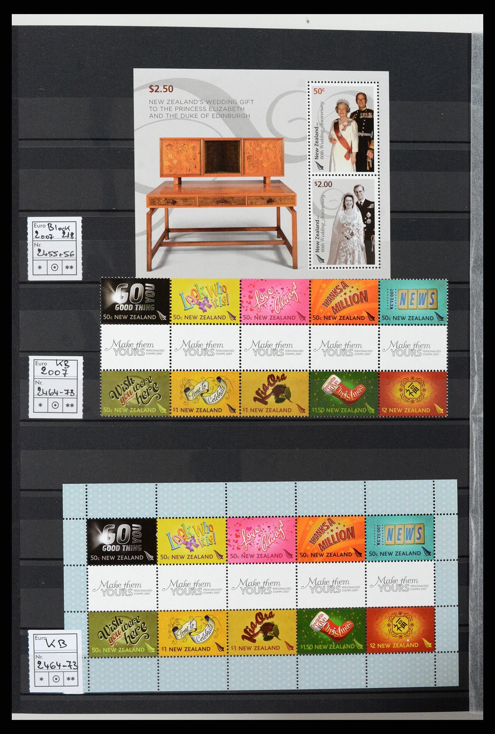 37597 186 - Postzegelverzameling 37597 Nieuw Zeeland 1970-2012.