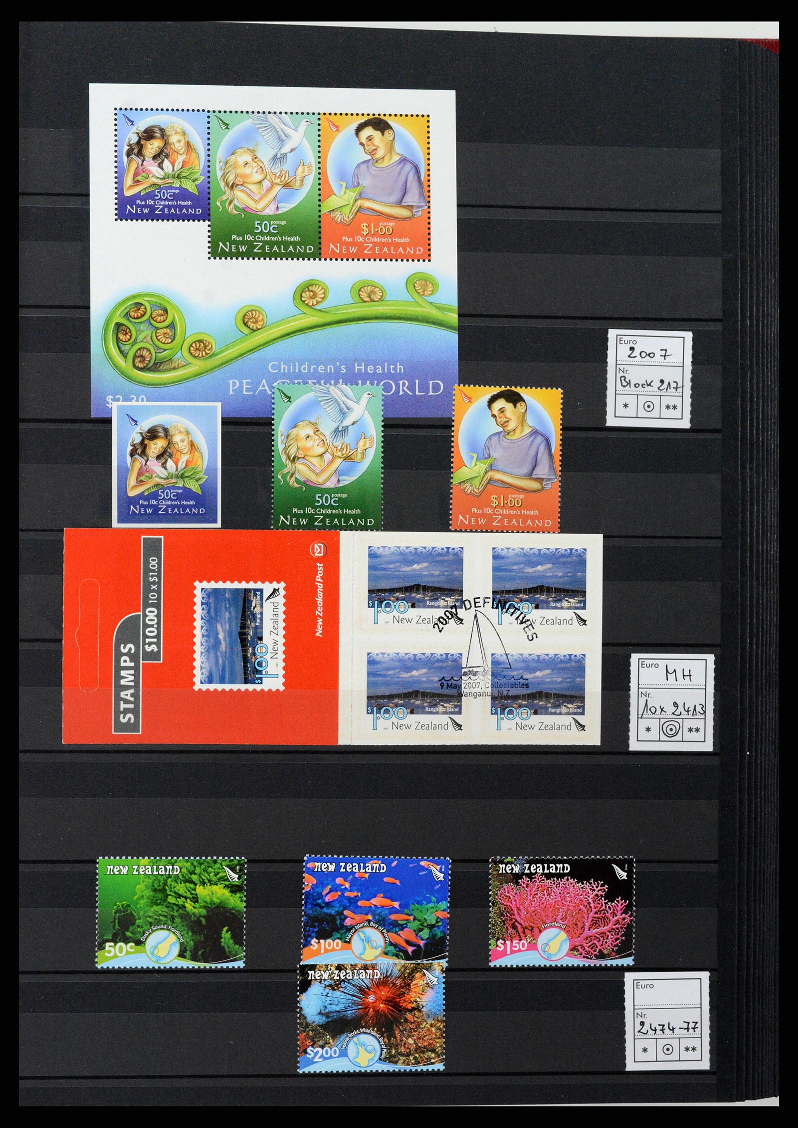 37597 187 - Postzegelverzameling 37597 Nieuw Zeeland 1970-2012.