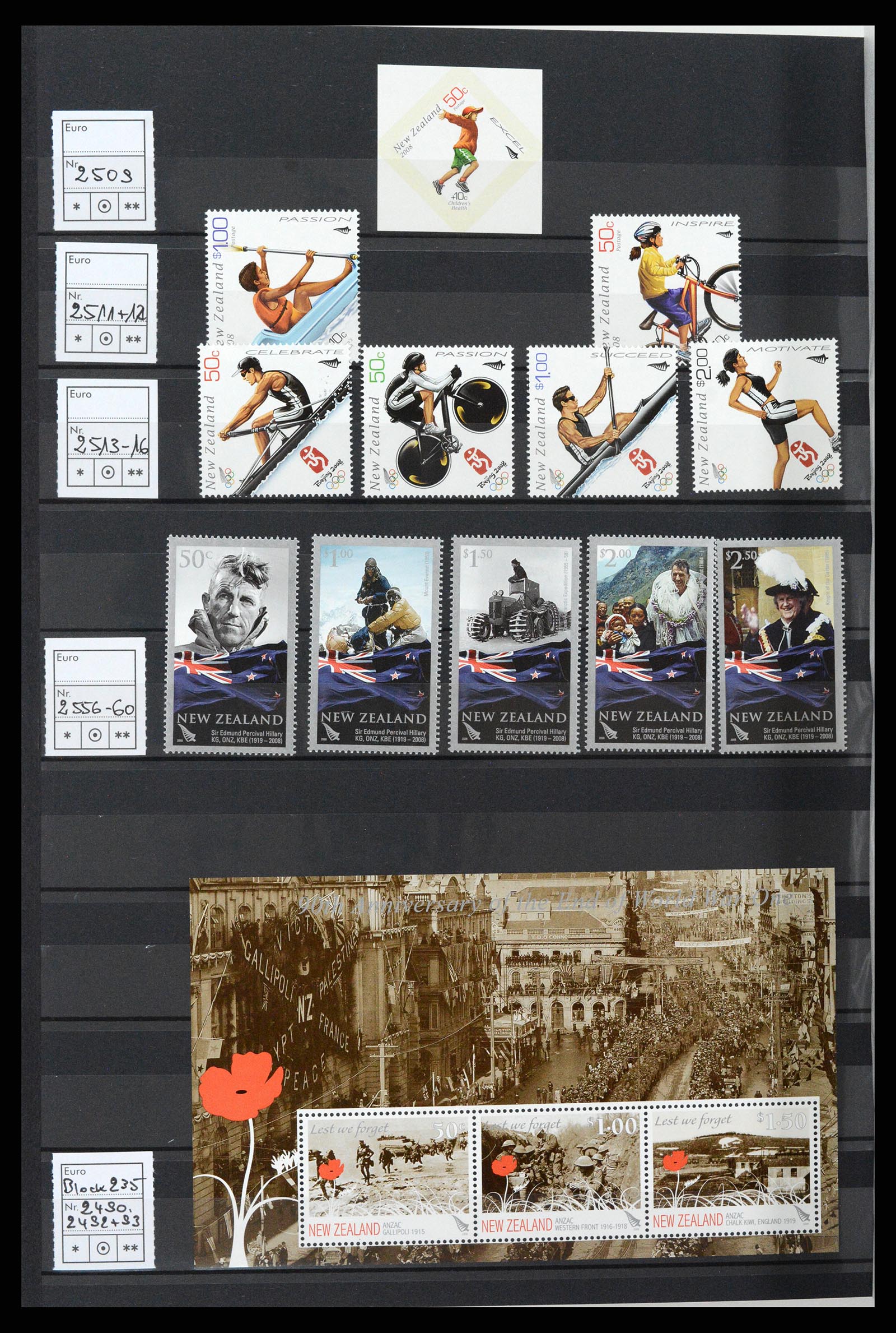37597 191 - Postzegelverzameling 37597 Nieuw Zeeland 1970-2012.
