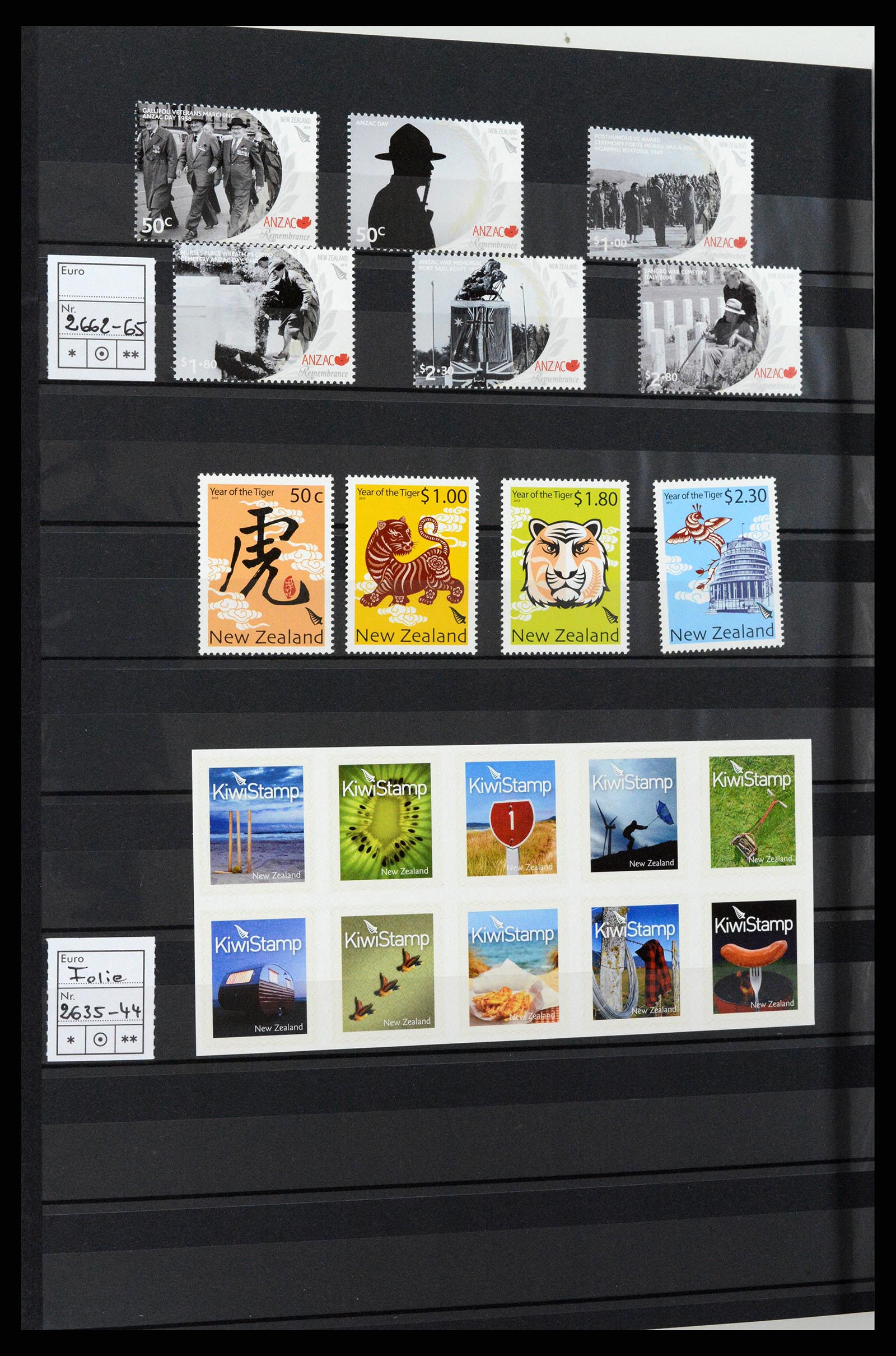 37597 198 - Stamp collection 37597 New Zealand 1970-2012.
