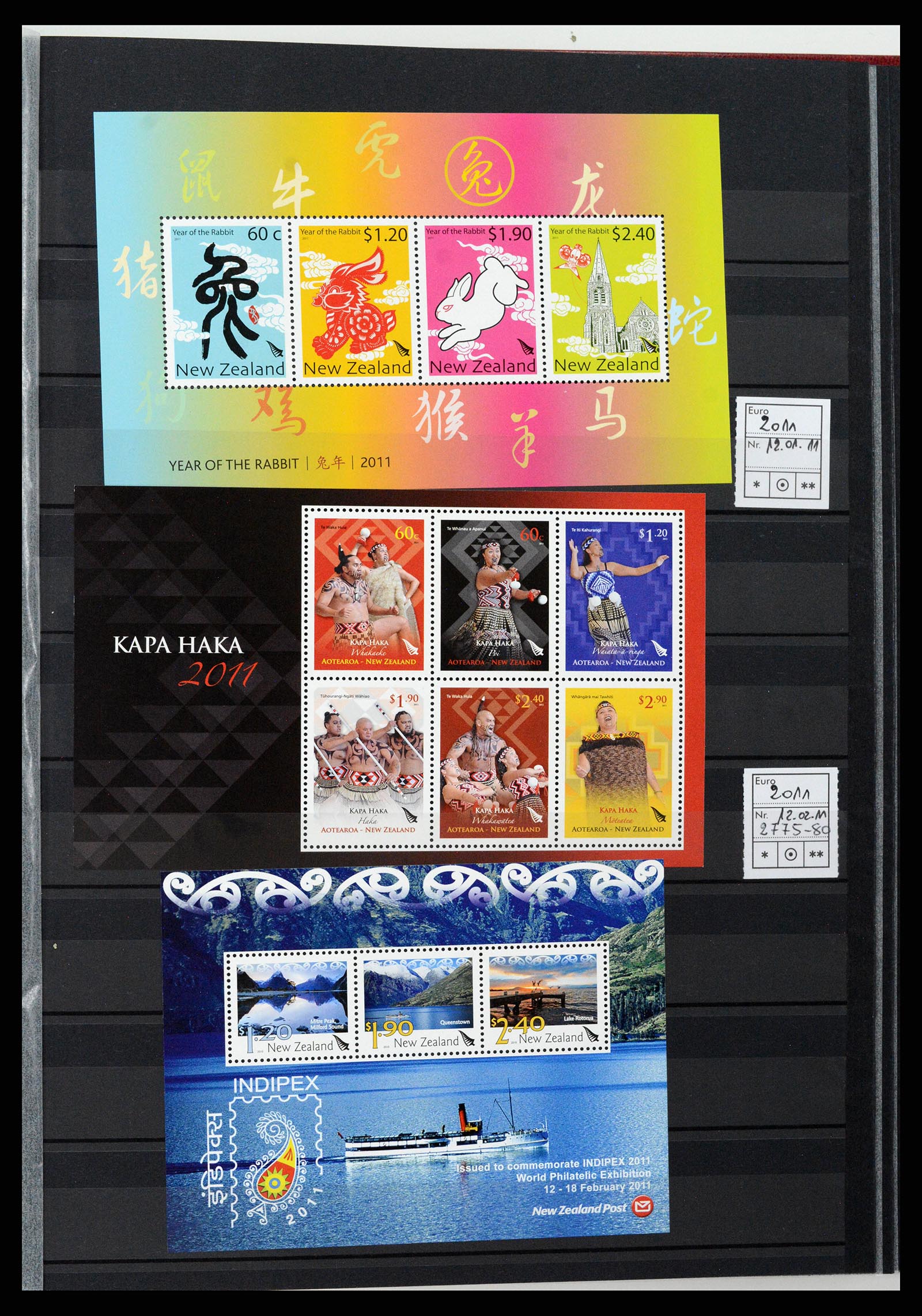37597 199 - Postzegelverzameling 37597 Nieuw Zeeland 1970-2012.
