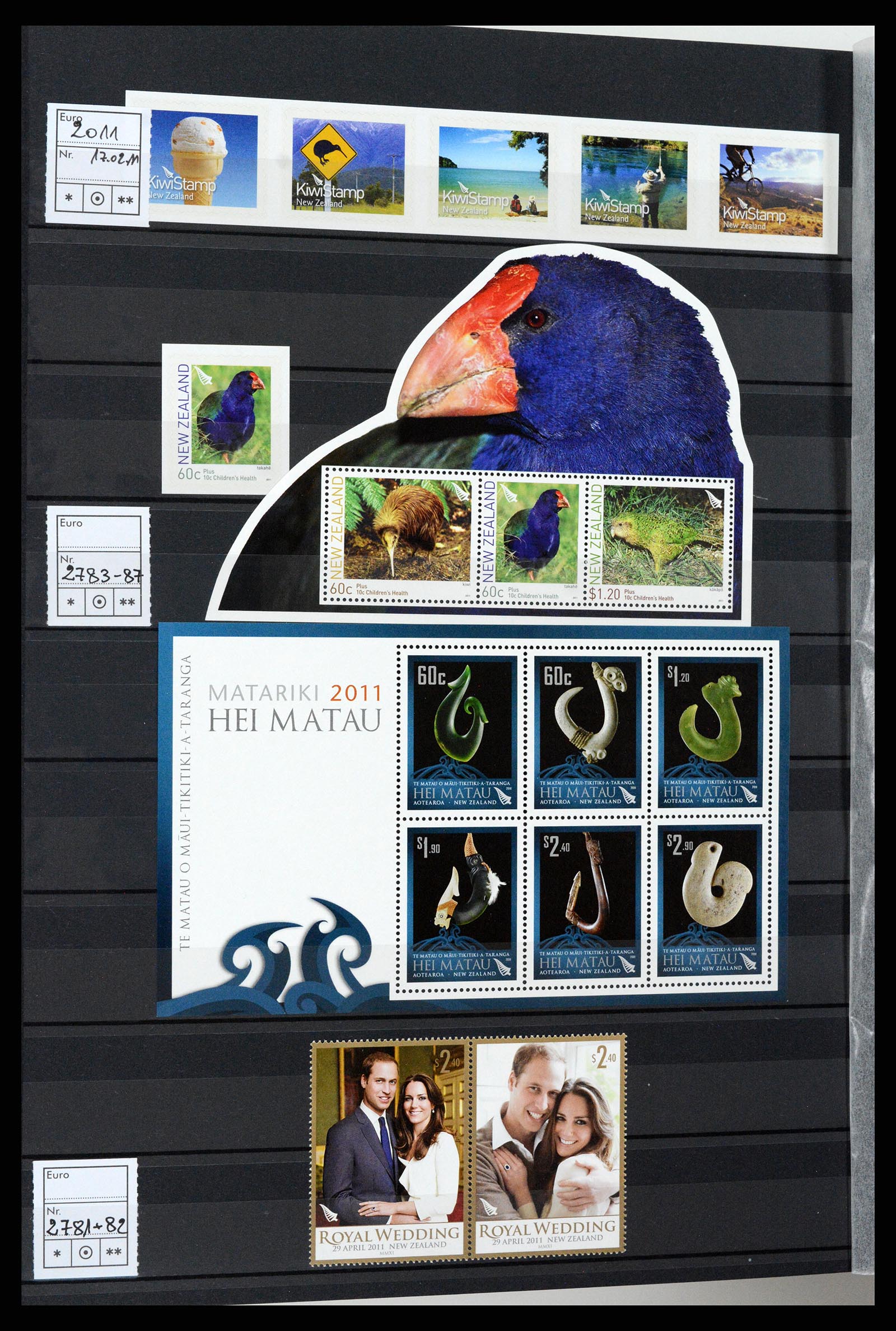 37597 201 - Postzegelverzameling 37597 Nieuw Zeeland 1970-2012.