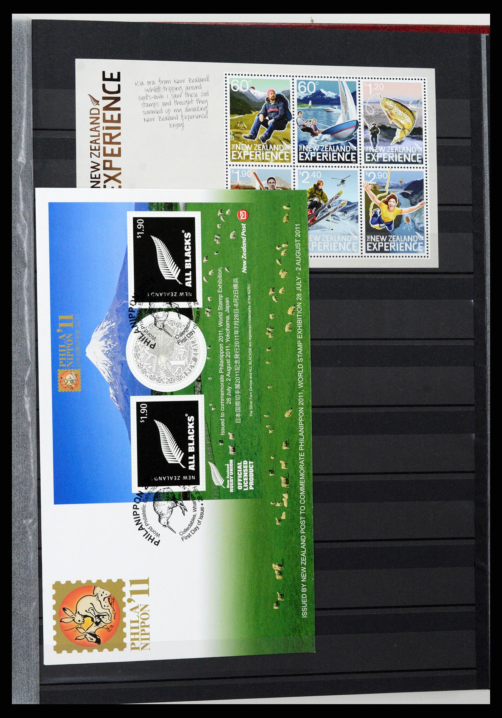 37597 204 - Postzegelverzameling 37597 Nieuw Zeeland 1970-2012.