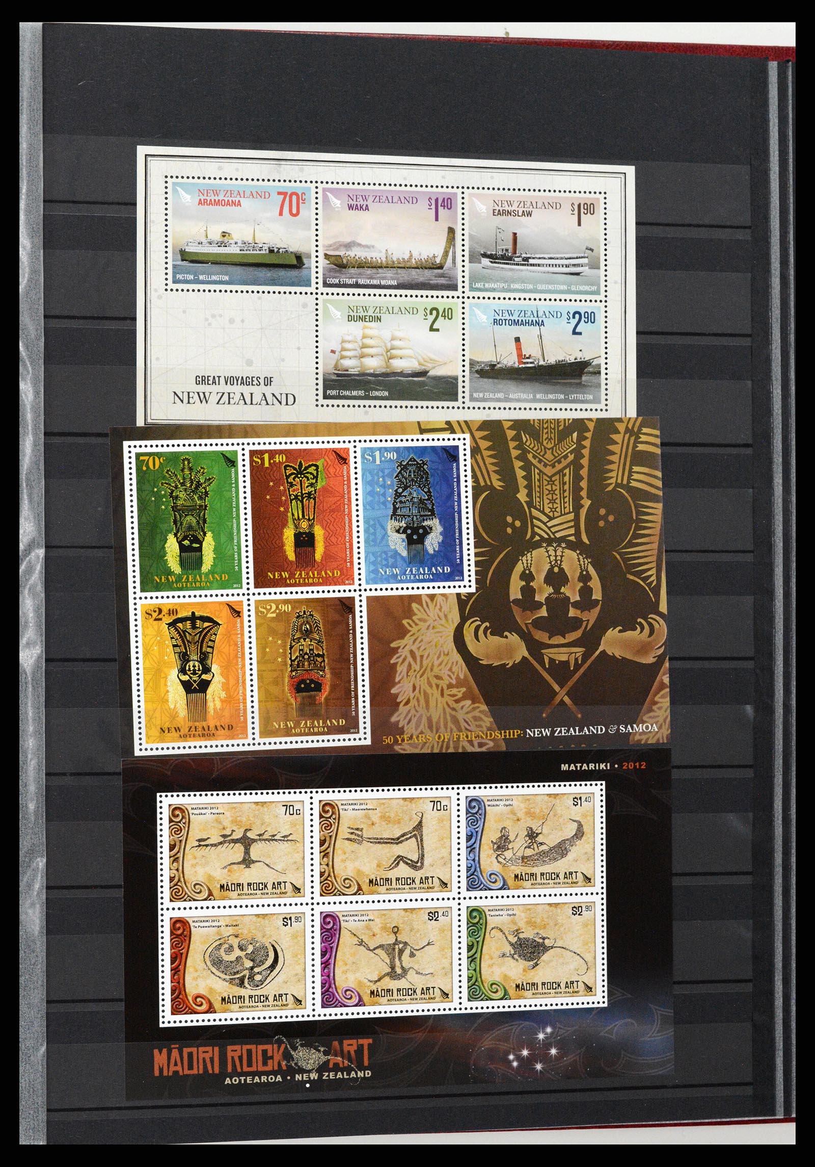 37597 210 - Postzegelverzameling 37597 Nieuw Zeeland 1970-2012.