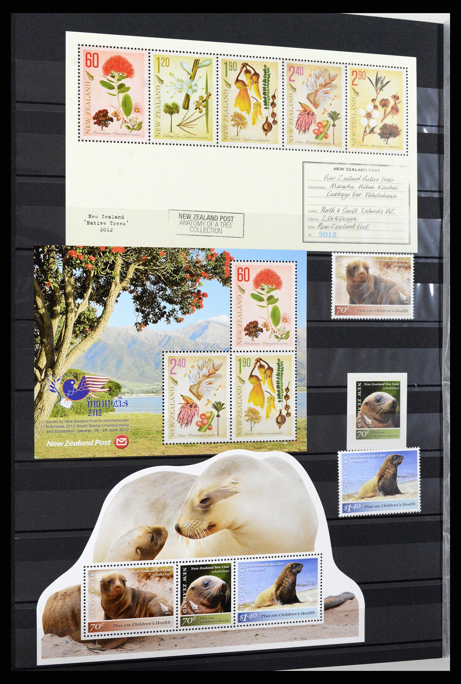 37597 211 - Postzegelverzameling 37597 Nieuw Zeeland 1970-2012.