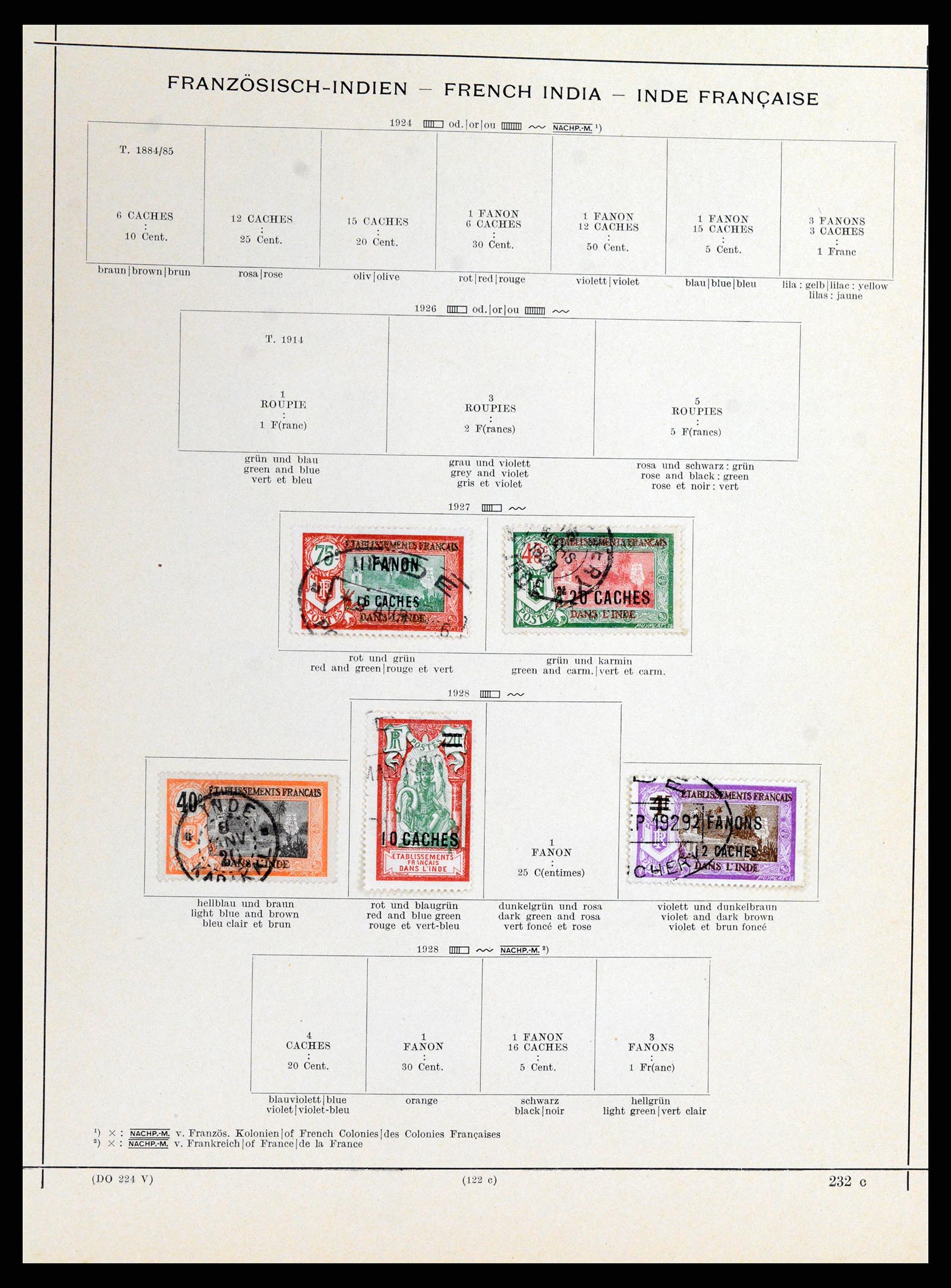 37598 004 - Stamp collection 37598 Indochina 1885-1950.