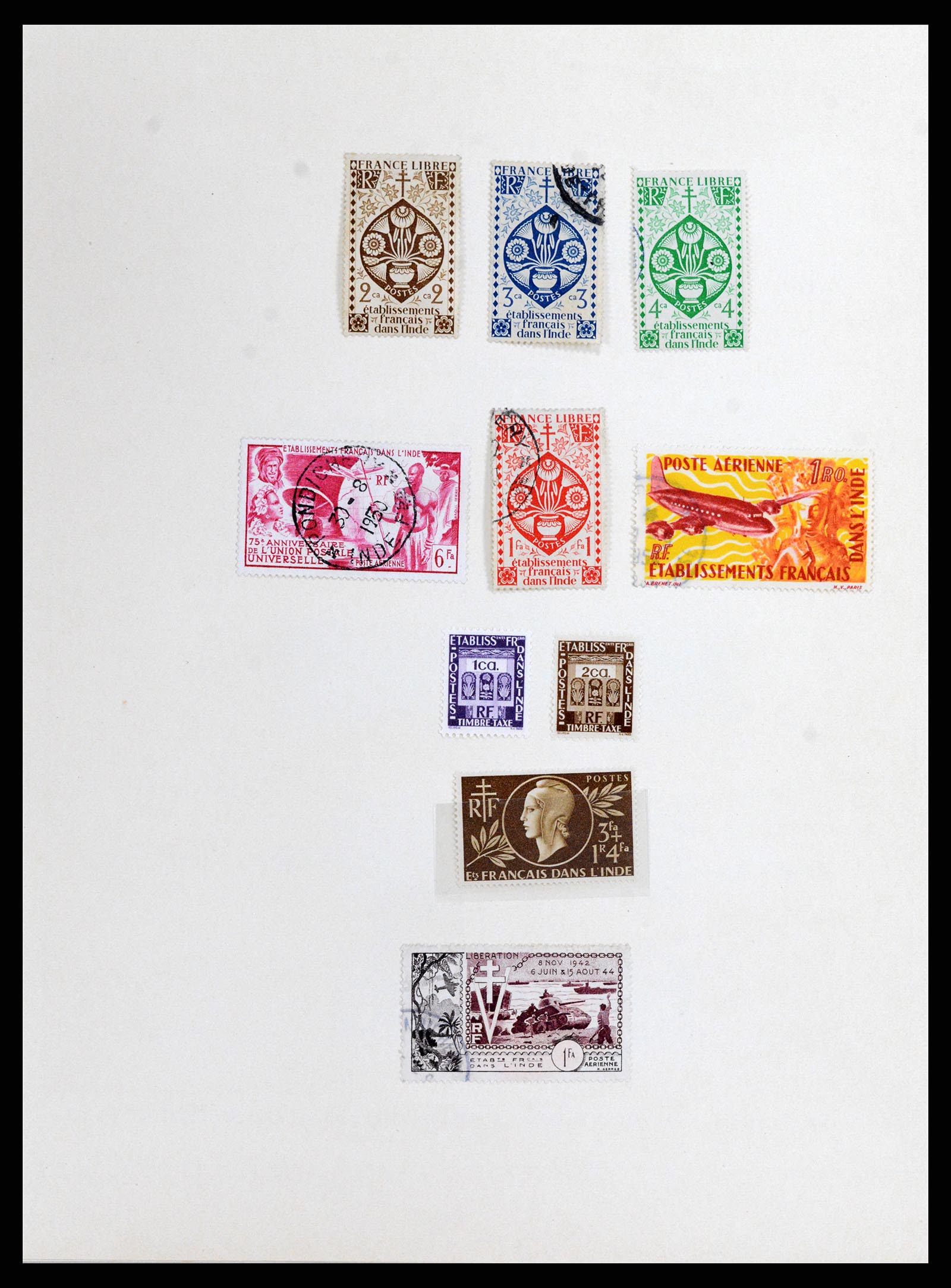 37598 010 - Postzegelverzameling 37598 Indochina 1885-1950.