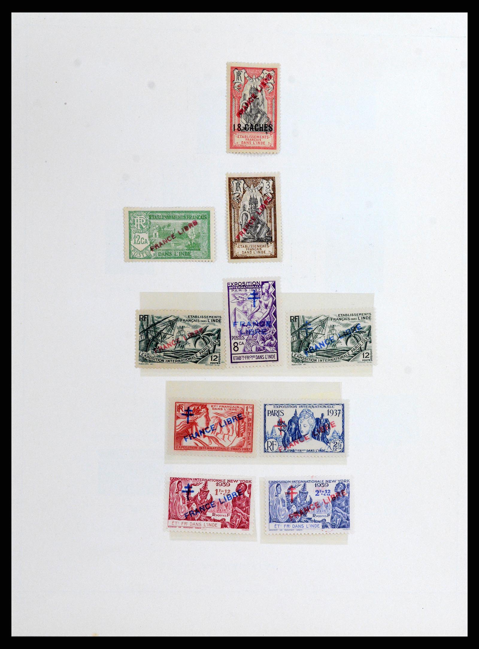 37598 011 - Postzegelverzameling 37598 Indochina 1885-1950.