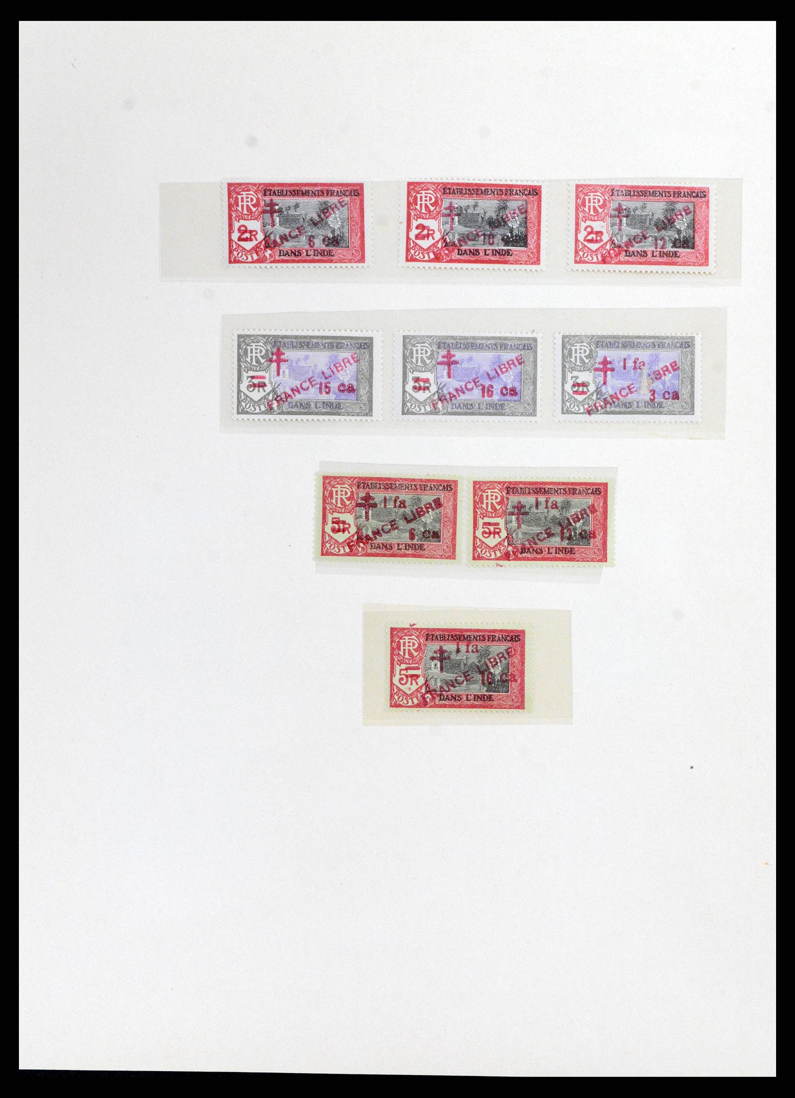 37598 013 - Postzegelverzameling 37598 Indochina 1885-1950.