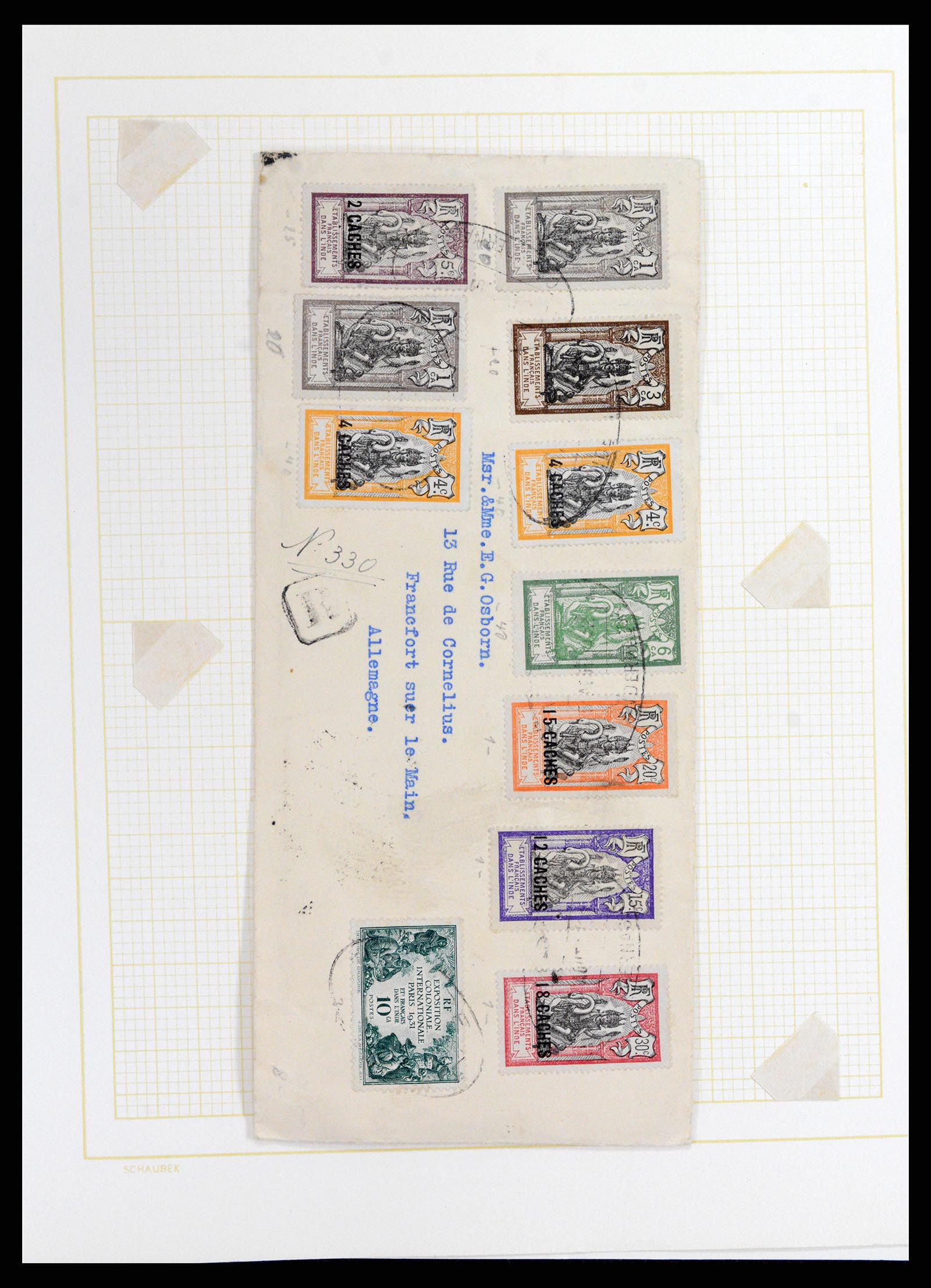 37598 044 - Stamp collection 37598 Indochina 1885-1950.