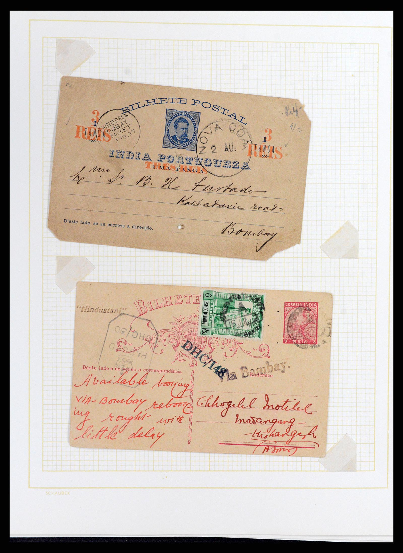 37598 046 - Stamp collection 37598 Indochina 1885-1950.